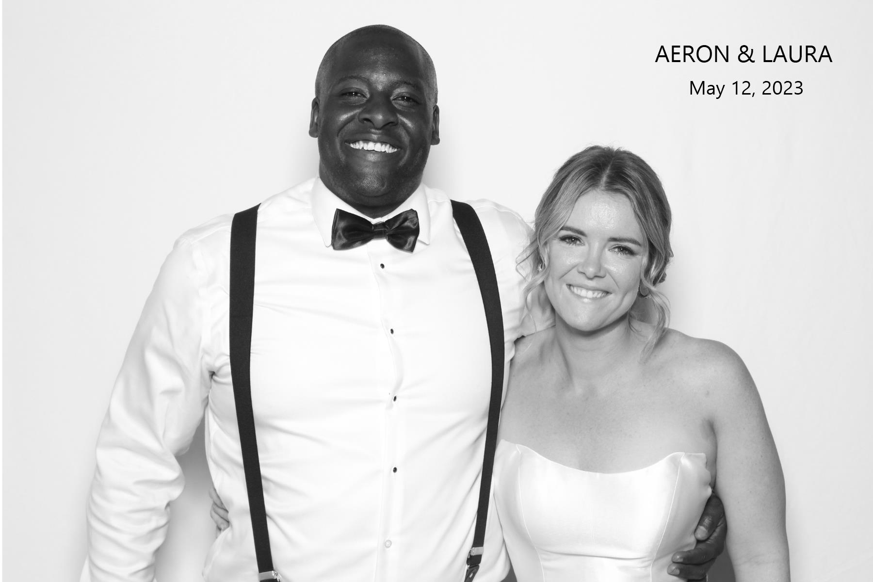 Aeron & Laura | View more photos from the event at gallery.myselfiemirror.ca/u/romanmyselfiemirrorca/Aeron-Laura