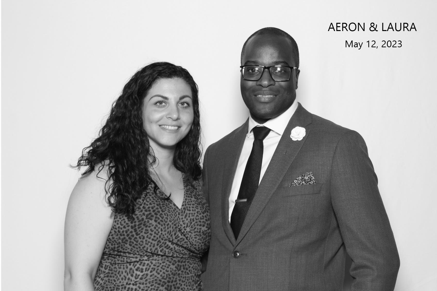 Aeron & Laura | View more photos from the event at gallery.myselfiemirror.ca/u/romanmyselfiemirrorca/Aeron-Laura