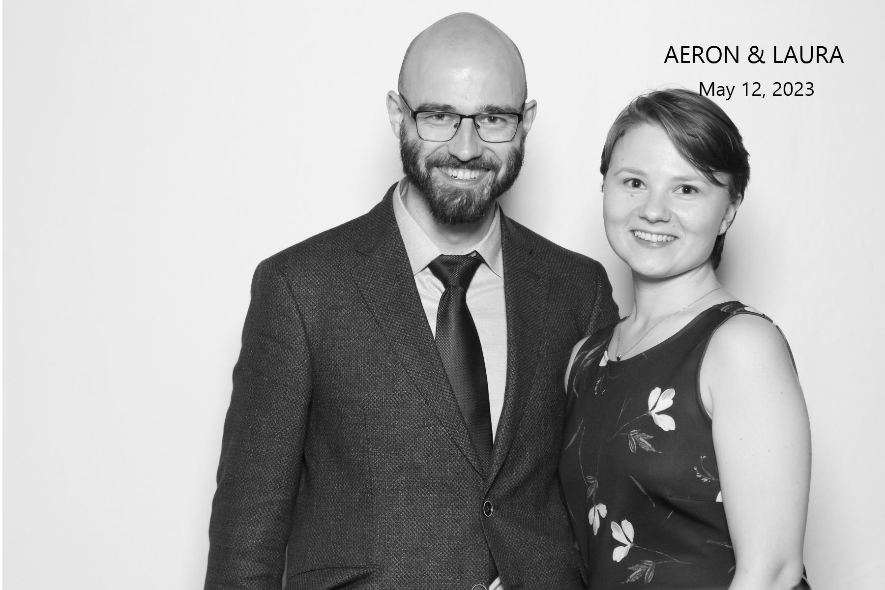 Aeron & Laura | View more photos from the event at gallery.myselfiemirror.ca/u/romanmyselfiemirrorca/Aeron-Laura