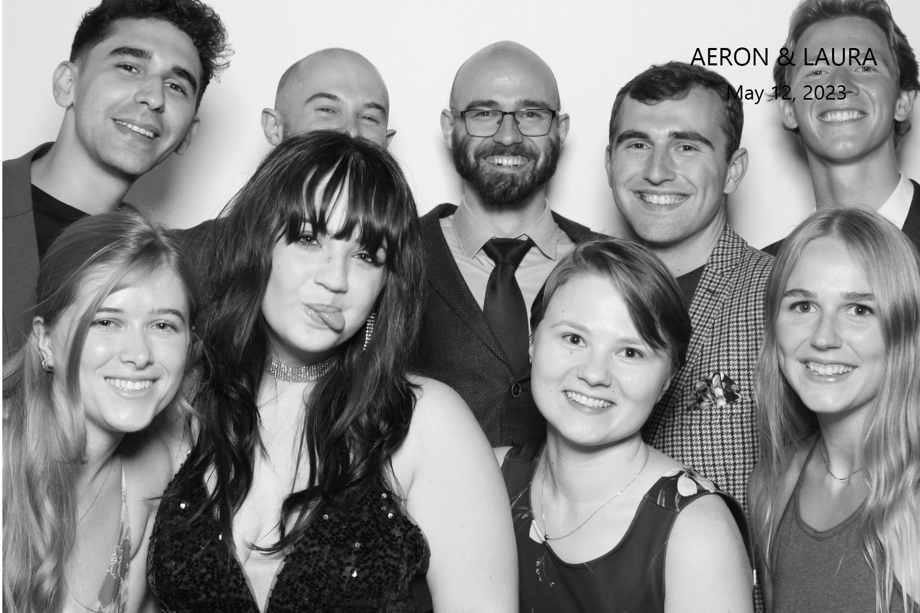 Aeron & Laura | View more photos from the event at gallery.myselfiemirror.ca/u/romanmyselfiemirrorca/Aeron-Laura