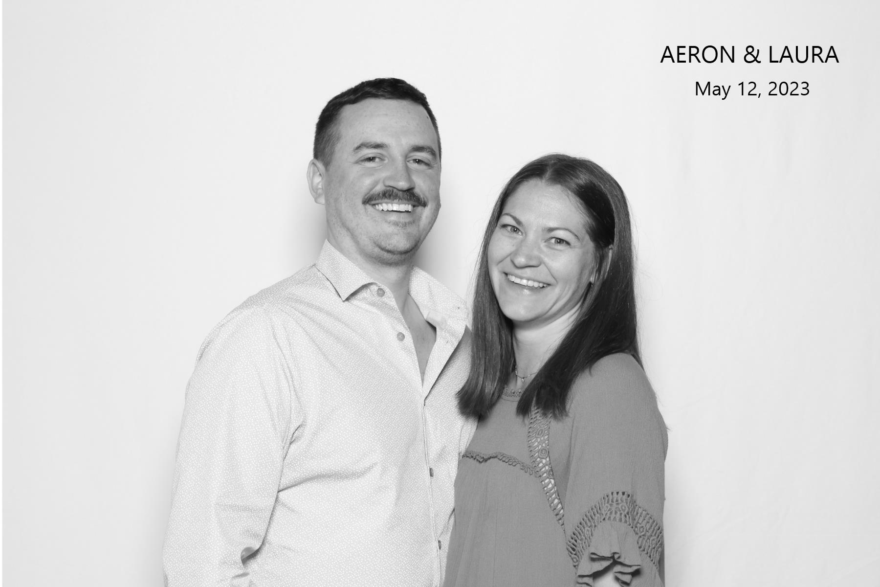 Aeron & Laura | View more photos from the event at gallery.myselfiemirror.ca/u/romanmyselfiemirrorca/Aeron-Laura