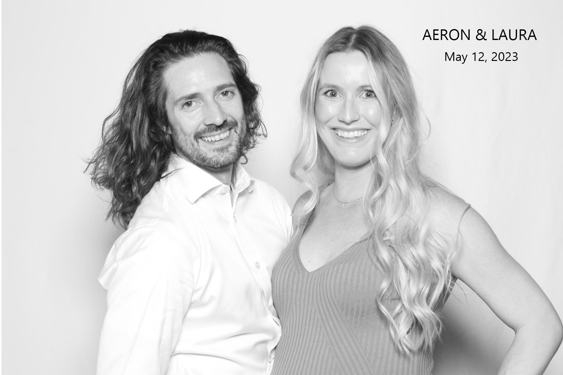 Aeron & Laura | View more photos from the event at gallery.myselfiemirror.ca/u/romanmyselfiemirrorca/Aeron-Laura