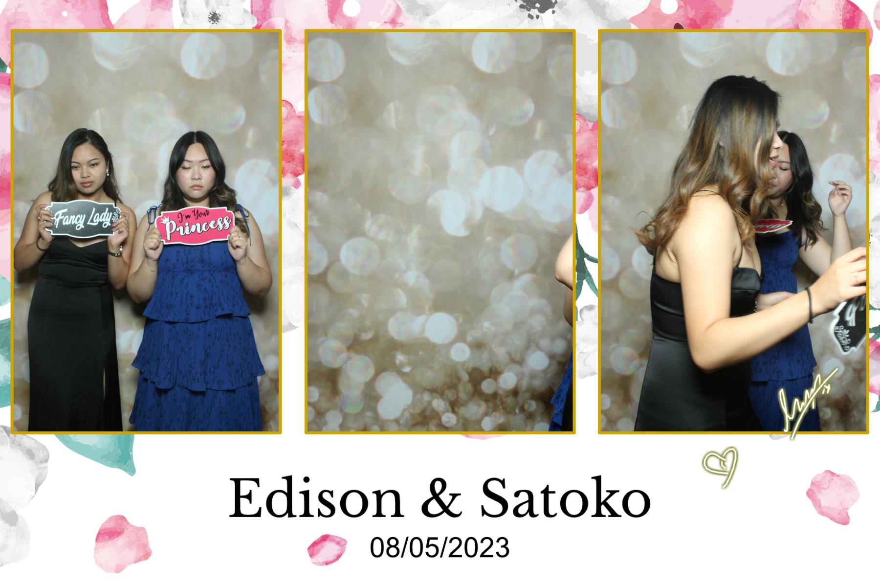 Edison & Satoko | View more photos from the event at gallery.myselfiemirror.ca/u/romanmyselfiemirrorca/Edison-Satoko