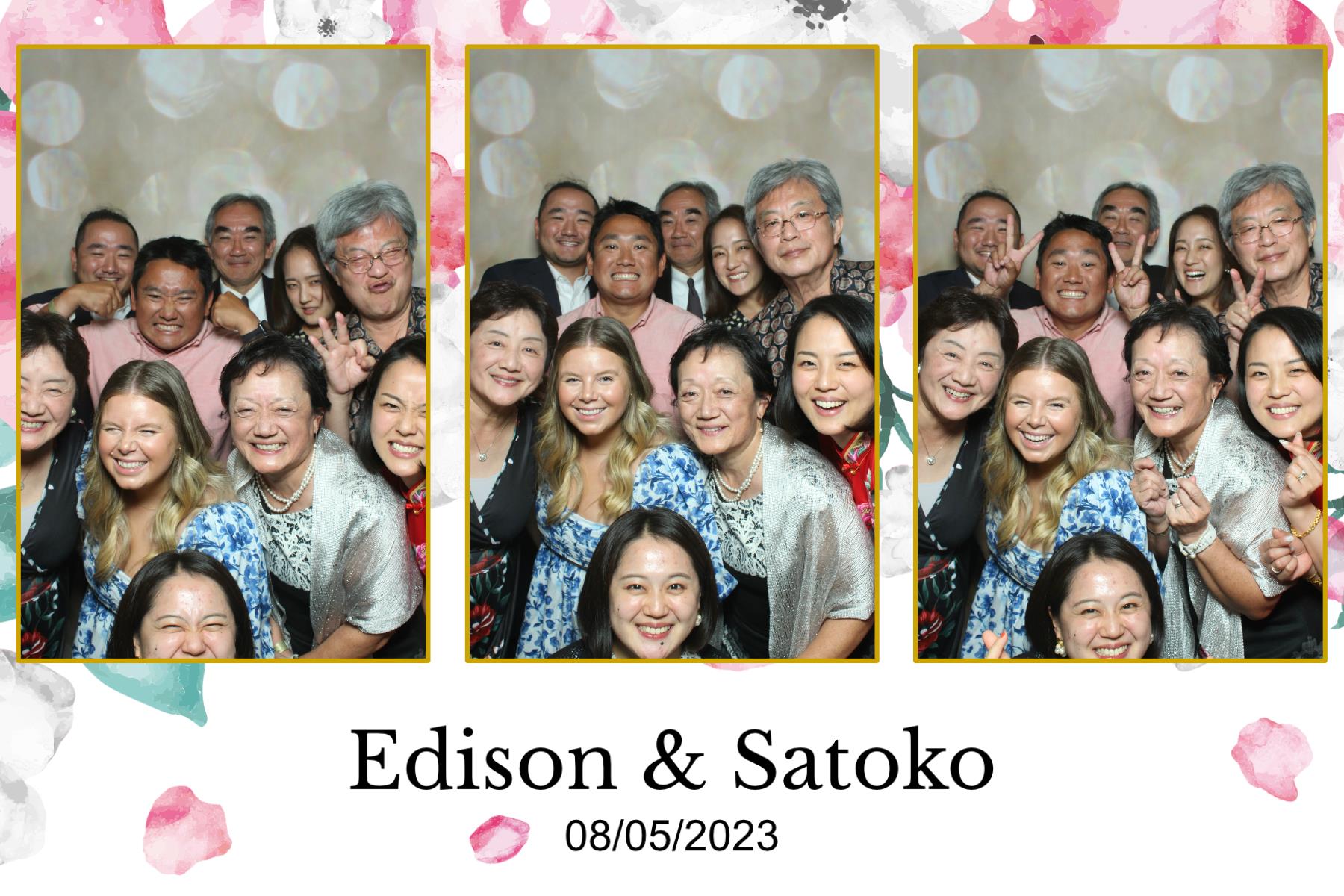 Edison & Satoko | View more photos from the event at gallery.myselfiemirror.ca/u/romanmyselfiemirrorca/Edison-Satoko