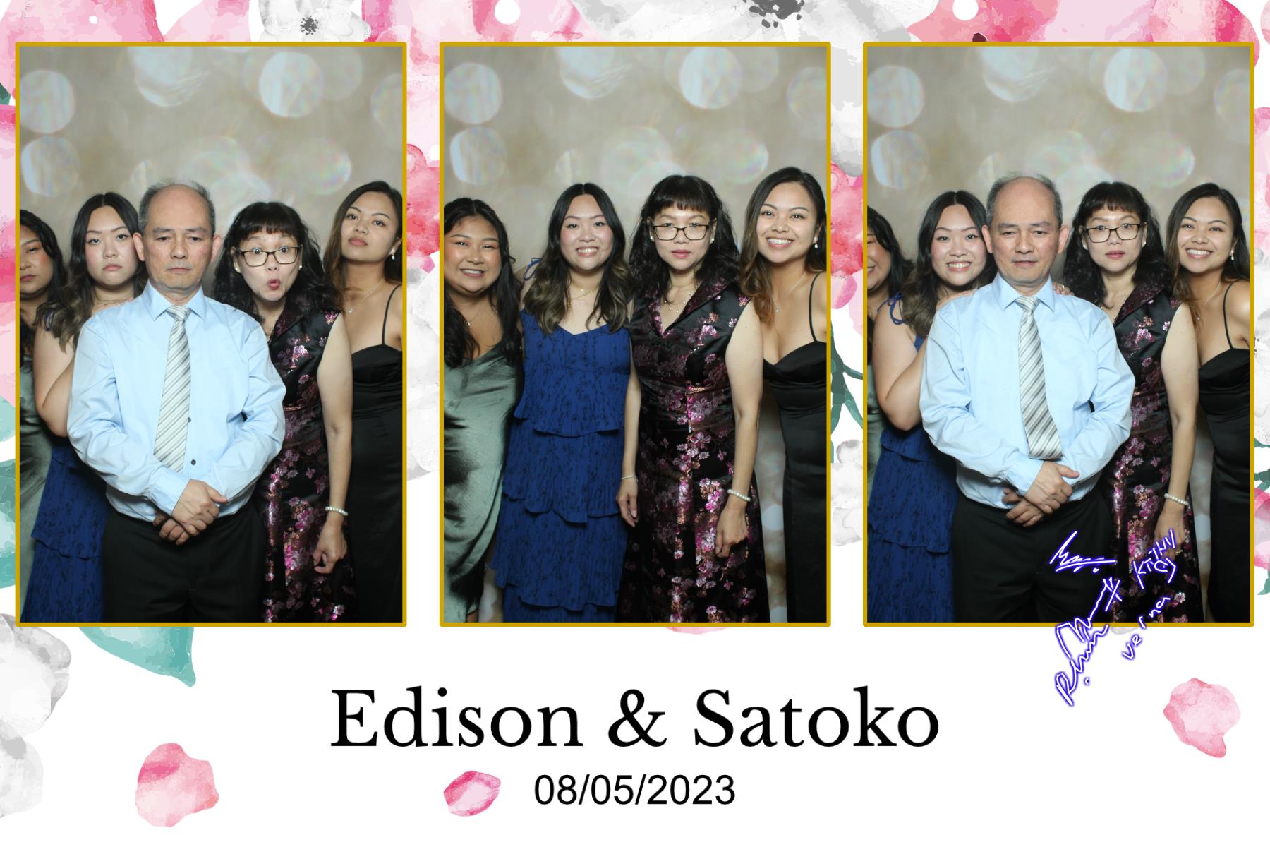 Edison & Satoko | View more photos from the event at gallery.myselfiemirror.ca/u/romanmyselfiemirrorca/Edison-Satoko