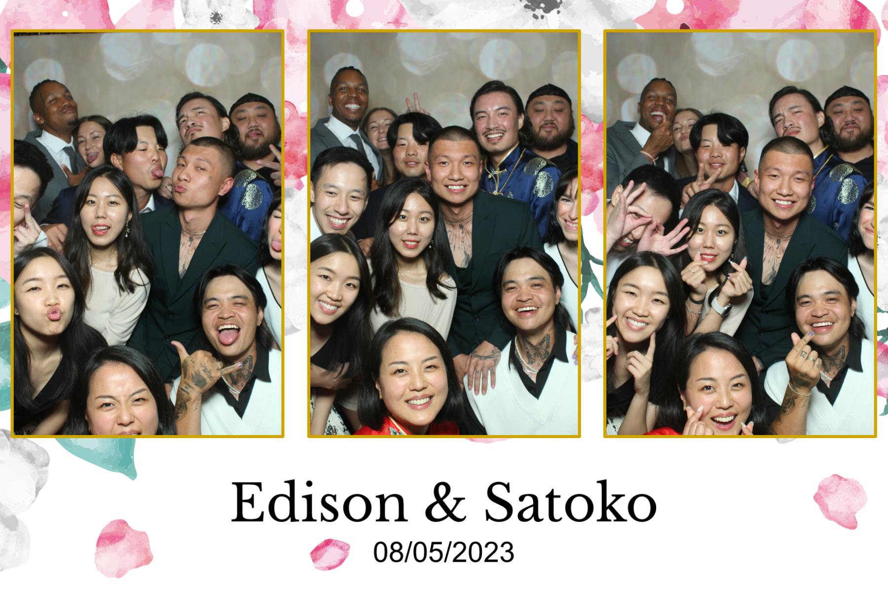 Edison & Satoko | View more photos from the event at gallery.myselfiemirror.ca/u/romanmyselfiemirrorca/Edison-Satoko