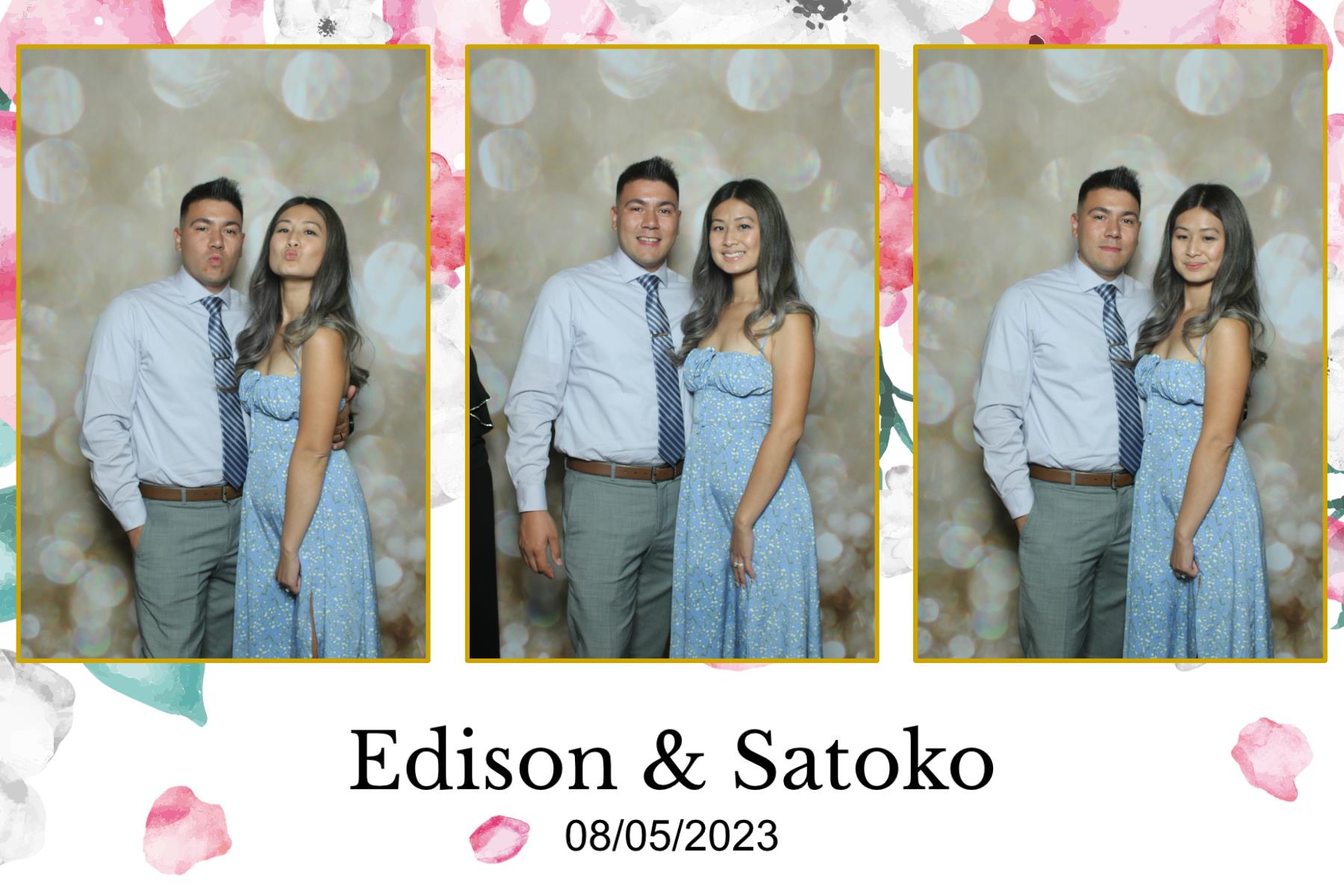 Edison & Satoko | View more photos from the event at gallery.myselfiemirror.ca/u/romanmyselfiemirrorca/Edison-Satoko