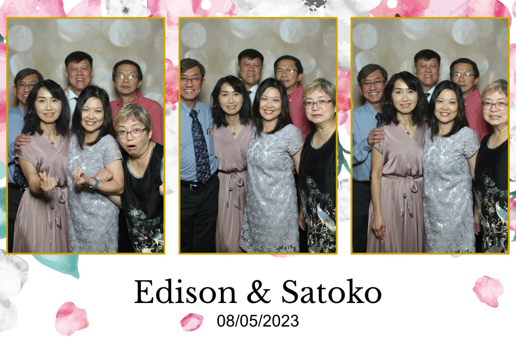 Edison & Satoko | View more photos from the event at gallery.myselfiemirror.ca/u/romanmyselfiemirrorca/Edison-Satoko