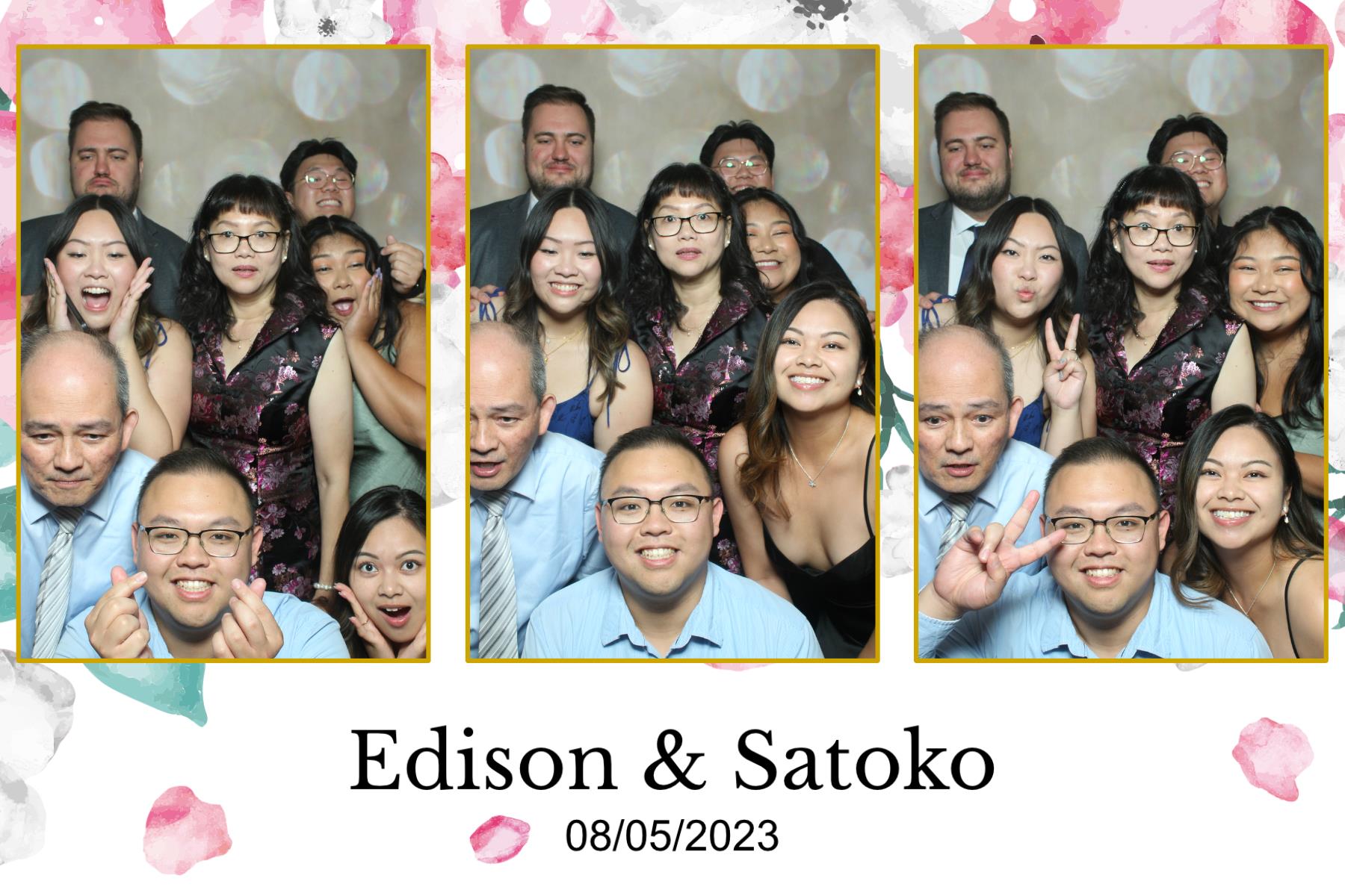 Edison & Satoko | View more photos from the event at gallery.myselfiemirror.ca/u/romanmyselfiemirrorca/Edison-Satoko