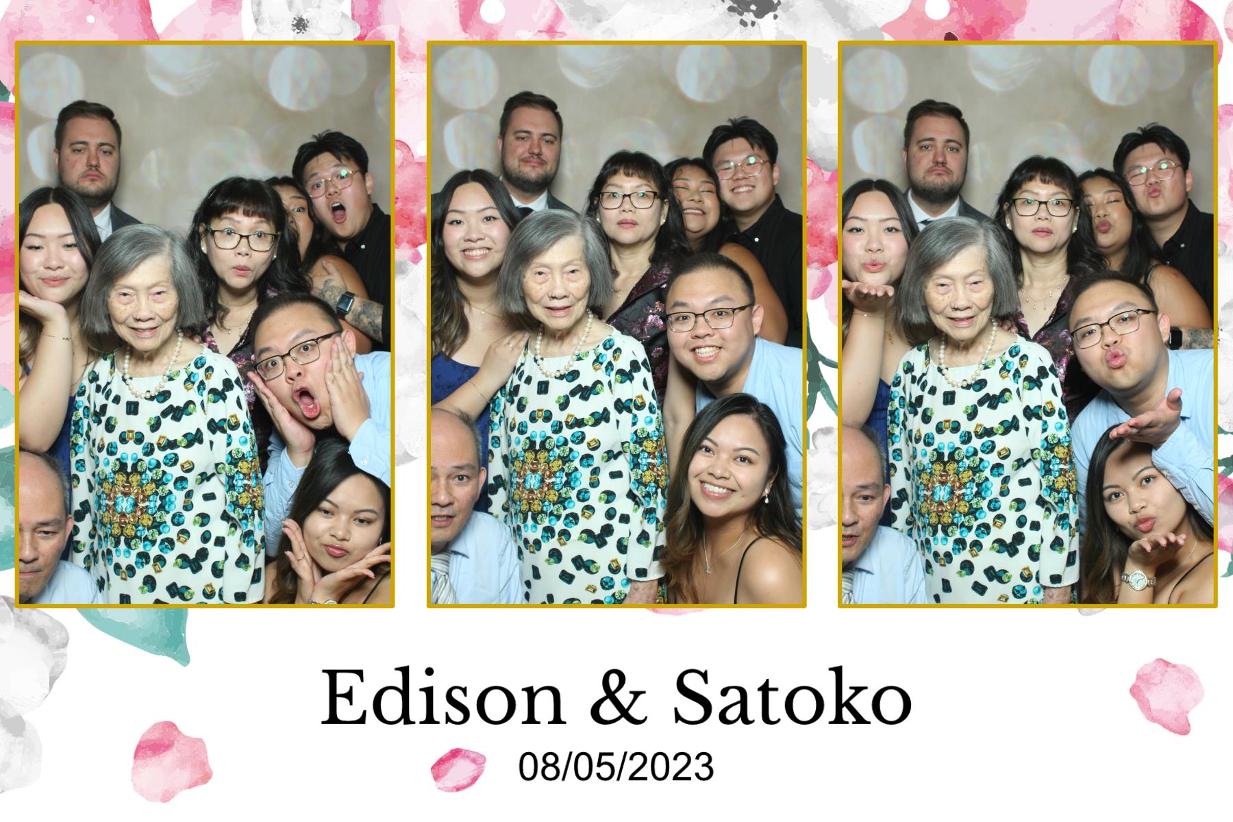 Edison & Satoko | View more photos from the event at gallery.myselfiemirror.ca/u/romanmyselfiemirrorca/Edison-Satoko