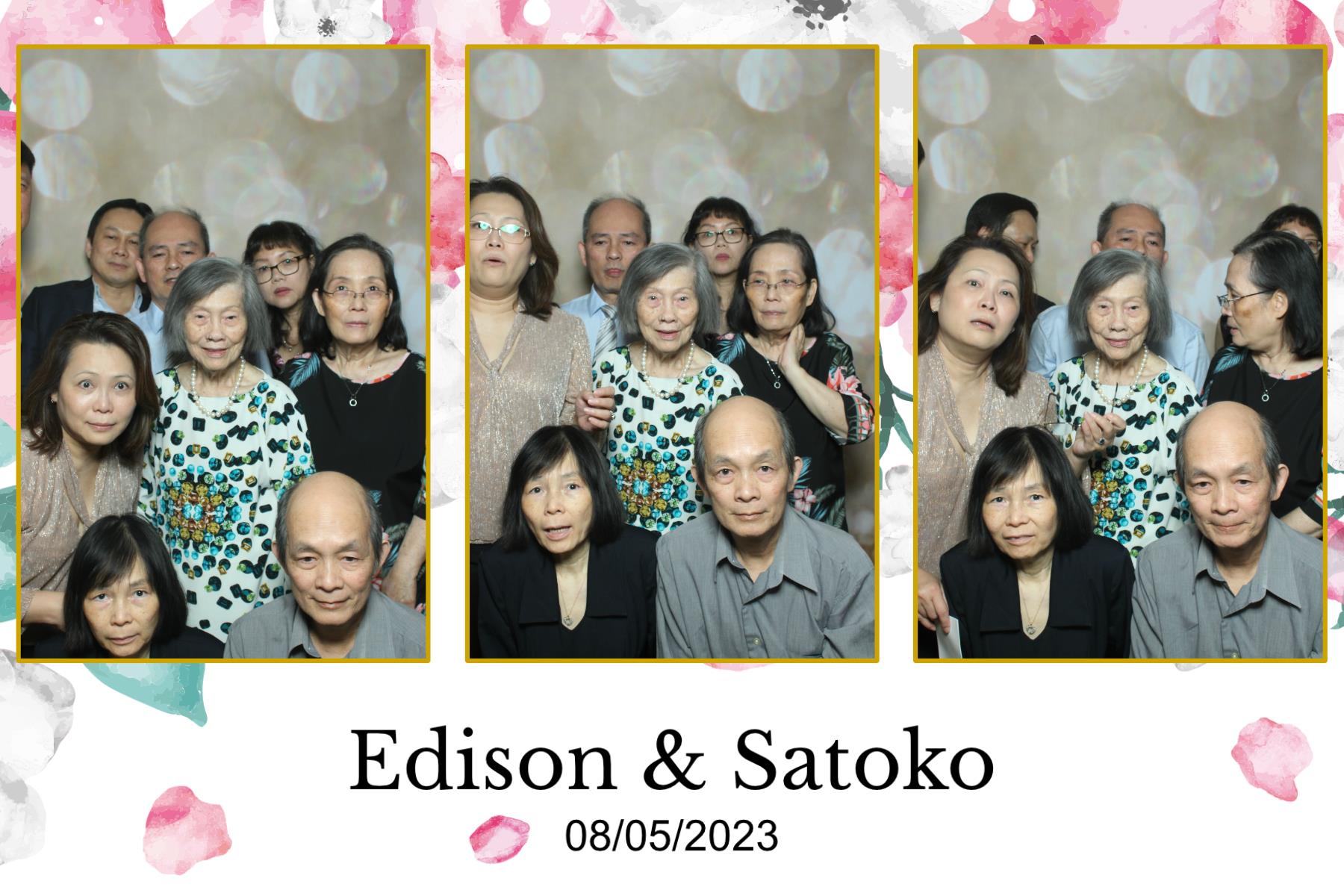 Edison & Satoko | View more photos from the event at gallery.myselfiemirror.ca/u/romanmyselfiemirrorca/Edison-Satoko