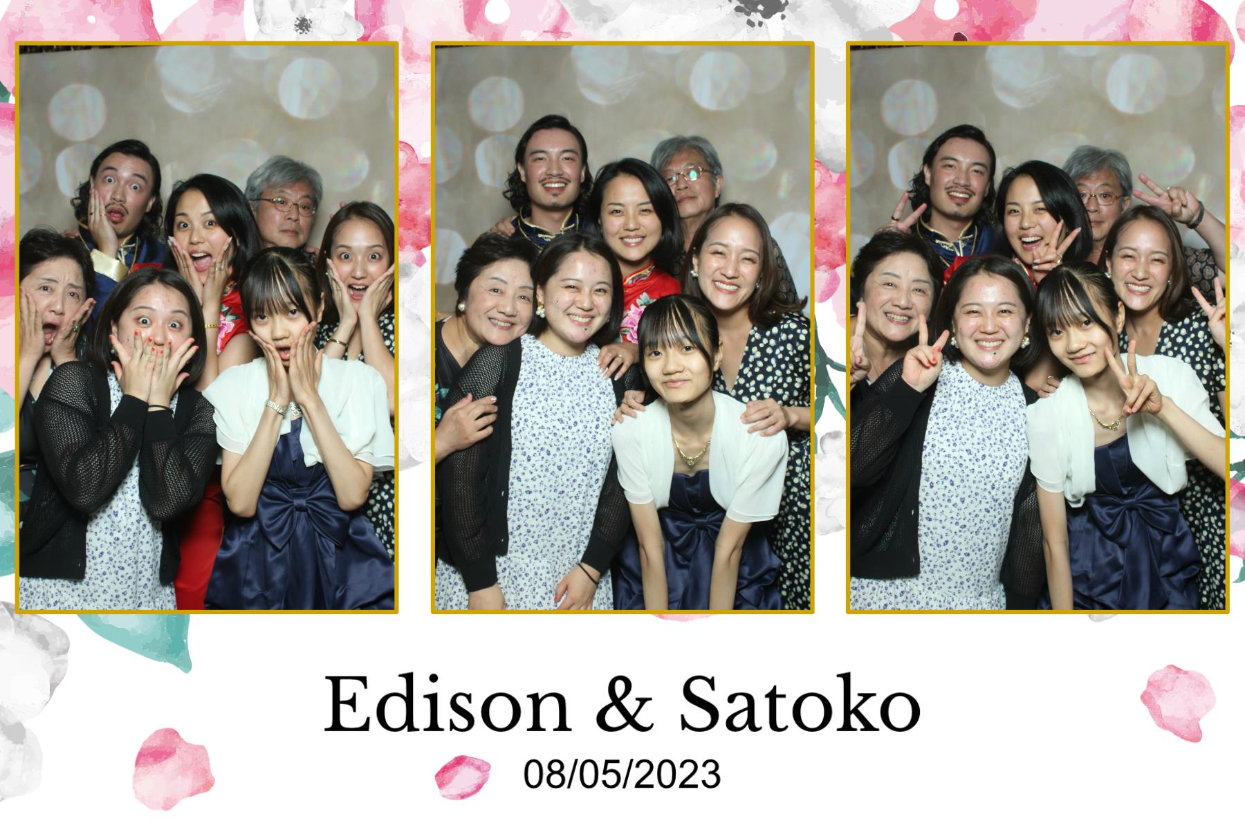 Edison & Satoko | View more photos from the event at gallery.myselfiemirror.ca/u/romanmyselfiemirrorca/Edison-Satoko