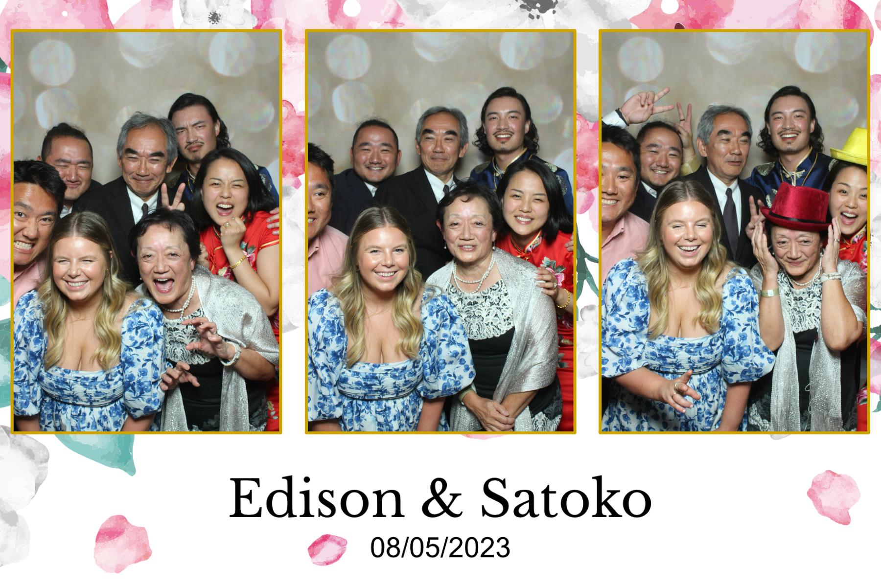 Edison & Satoko | View more photos from the event at gallery.myselfiemirror.ca/u/romanmyselfiemirrorca/Edison-Satoko