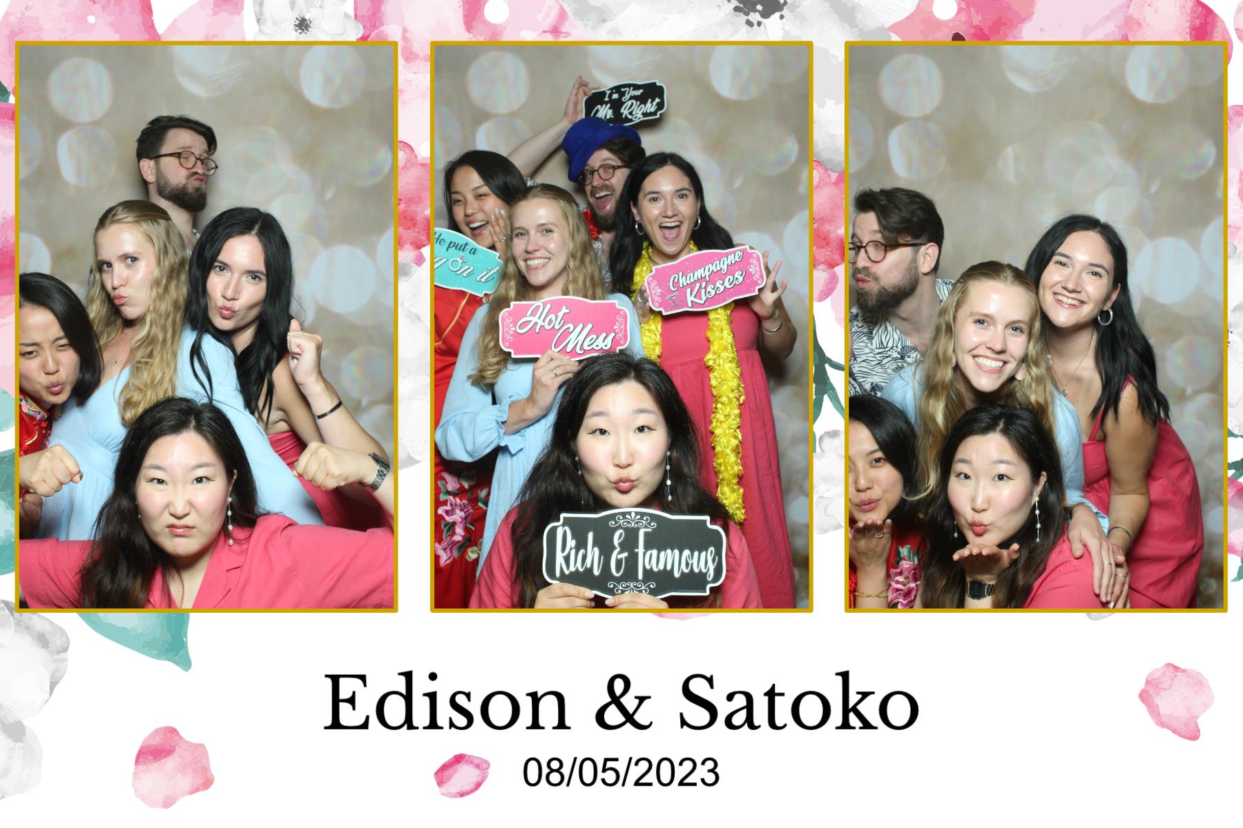 Edison & Satoko | View more photos from the event at gallery.myselfiemirror.ca/u/romanmyselfiemirrorca/Edison-Satoko