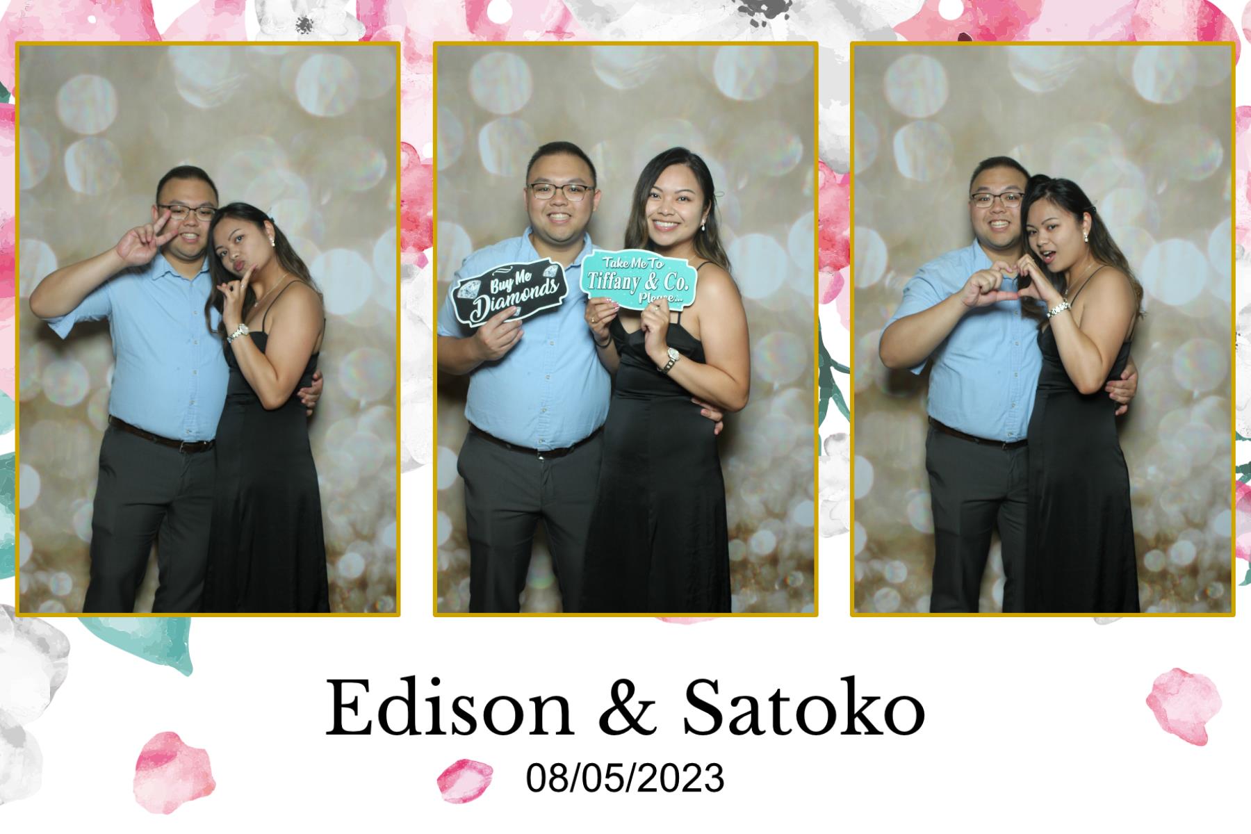 Edison & Satoko | View more photos from the event at gallery.myselfiemirror.ca/u/romanmyselfiemirrorca/Edison-Satoko