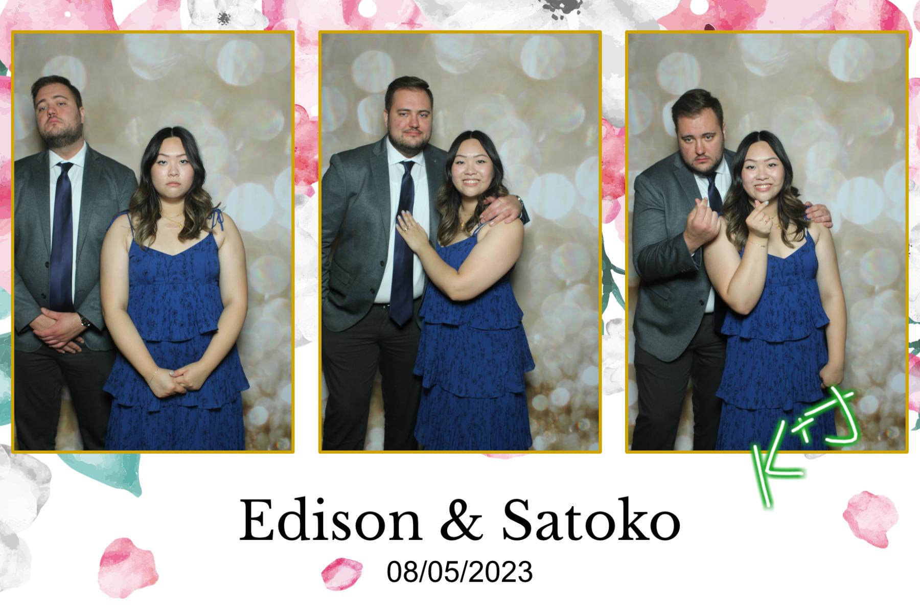 Edison & Satoko | View more photos from the event at gallery.myselfiemirror.ca/u/romanmyselfiemirrorca/Edison-Satoko