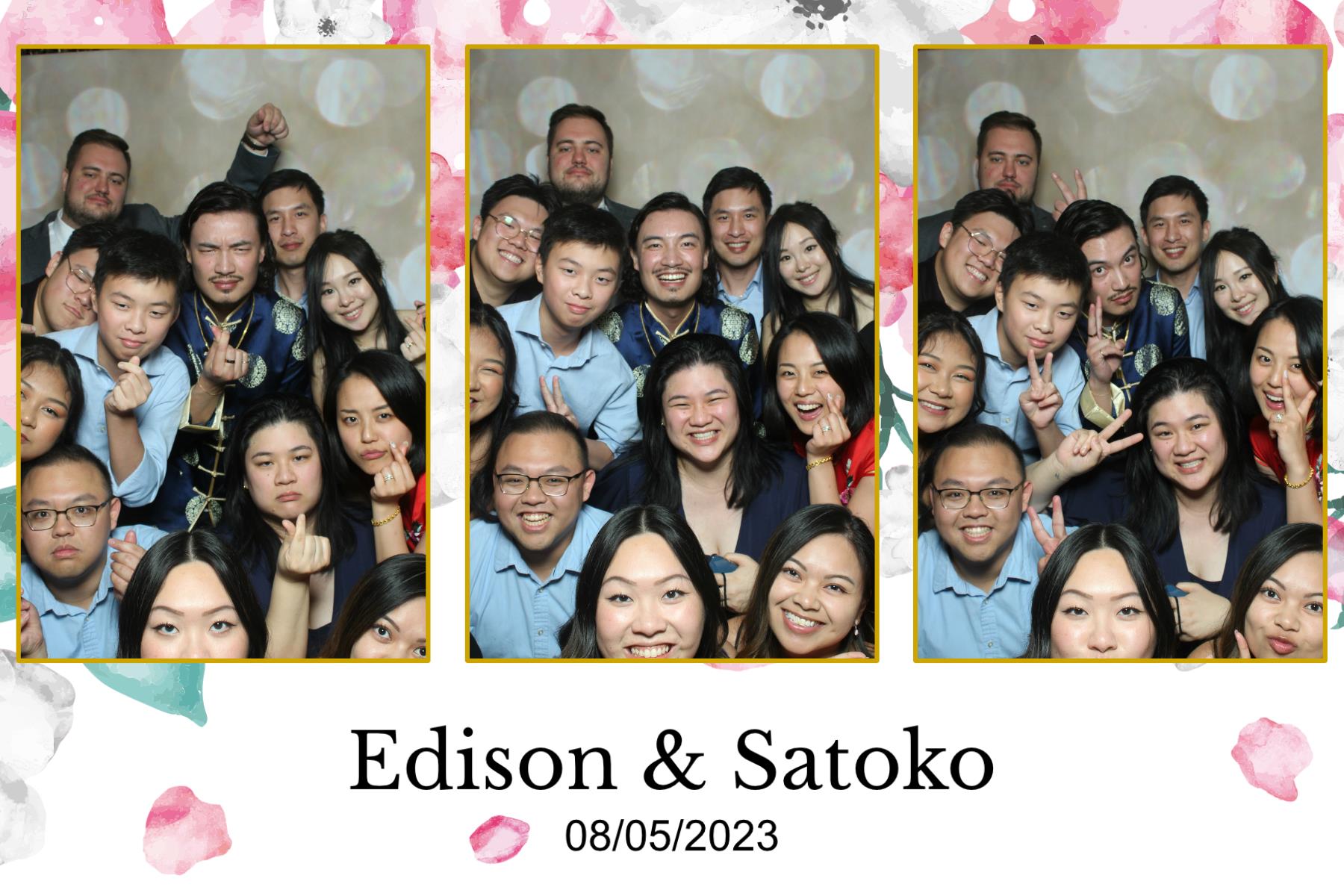 Edison & Satoko | View more photos from the event at gallery.myselfiemirror.ca/u/romanmyselfiemirrorca/Edison-Satoko