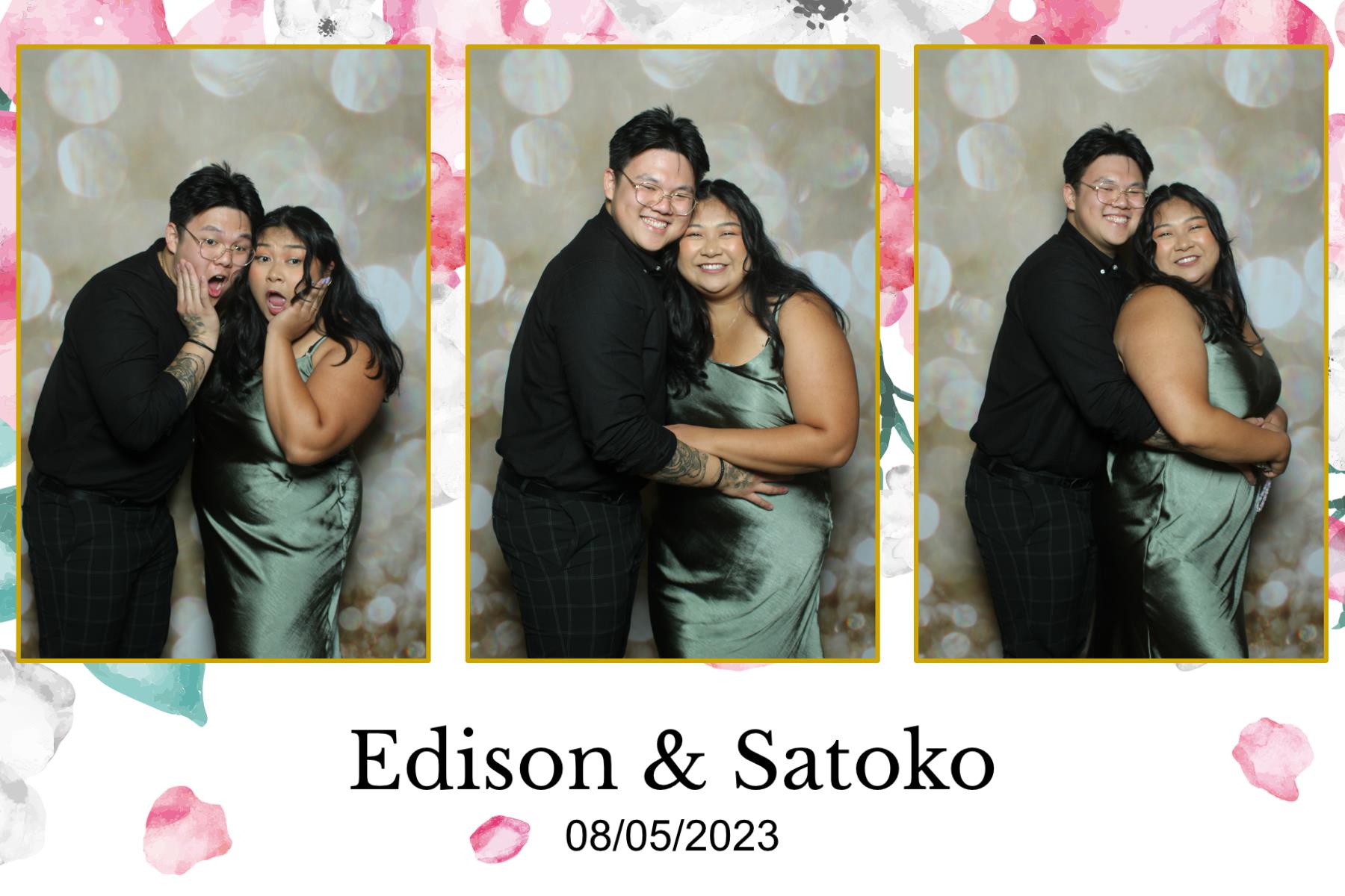 Edison & Satoko | View more photos from the event at gallery.myselfiemirror.ca/u/romanmyselfiemirrorca/Edison-Satoko