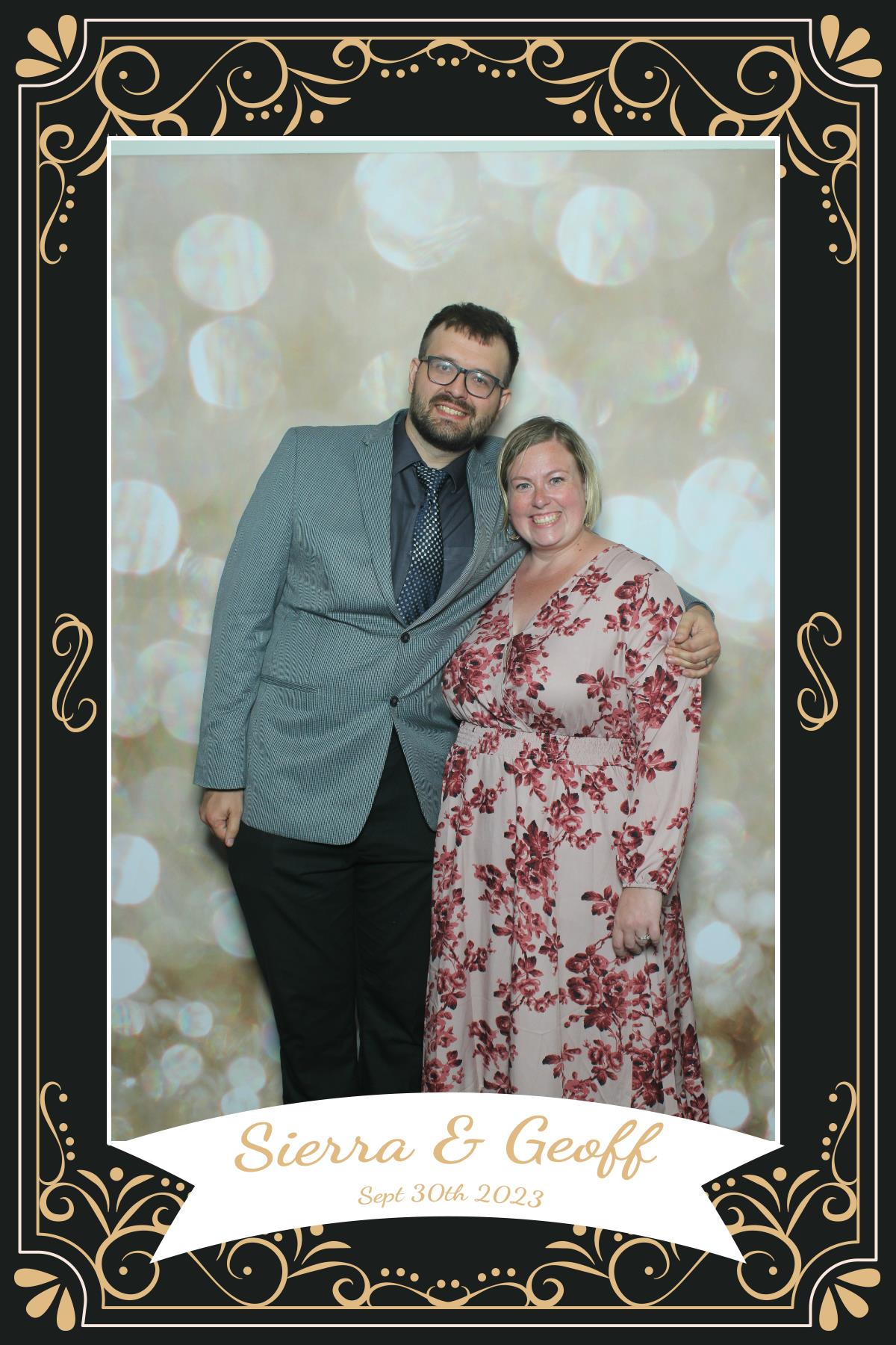 Geoff & Sierra | View more photos from the event at gallery.myselfiemirror.ca/u/romanmyselfiemirrorca/Geoff-Sierra