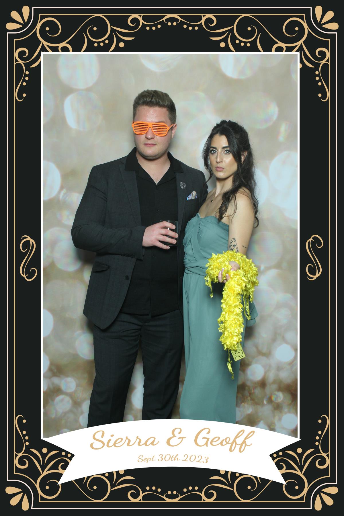 Geoff & Sierra | View more photos from the event at gallery.myselfiemirror.ca/u/romanmyselfiemirrorca/Geoff-Sierra