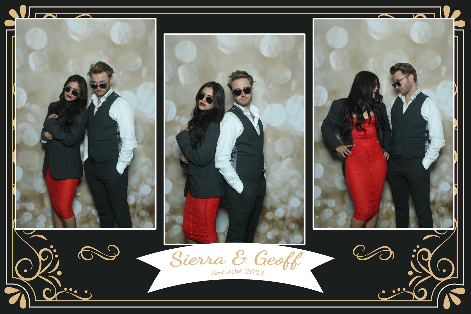 Geoff & Sierra | View more photos from the event at gallery.myselfiemirror.ca/u/romanmyselfiemirrorca/Geoff-Sierra