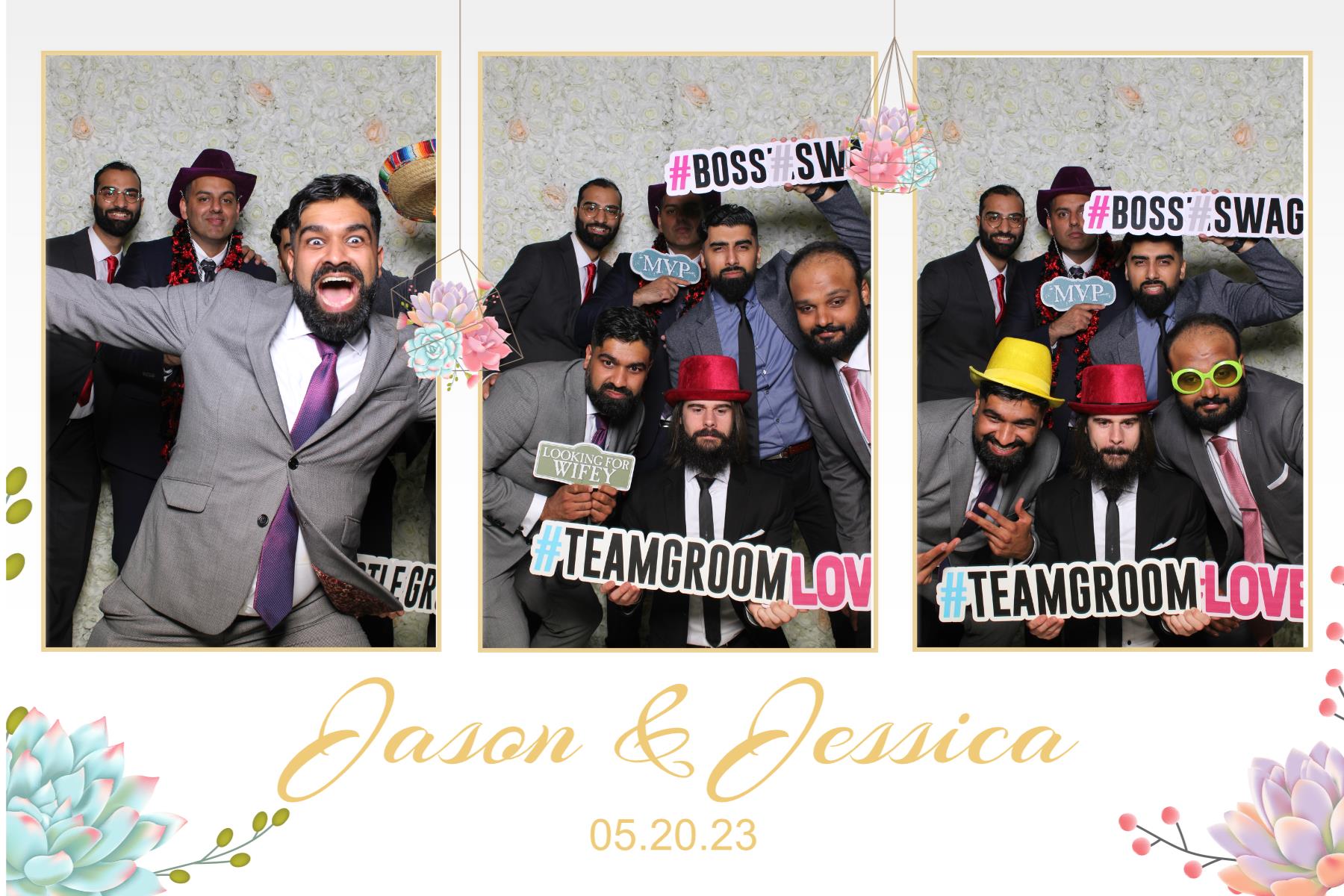 Jessica & Jason  | View more photos from the event at gallery.myselfiemirror.ca/u/romanmyselfiemirrorca/Jessica-Jason