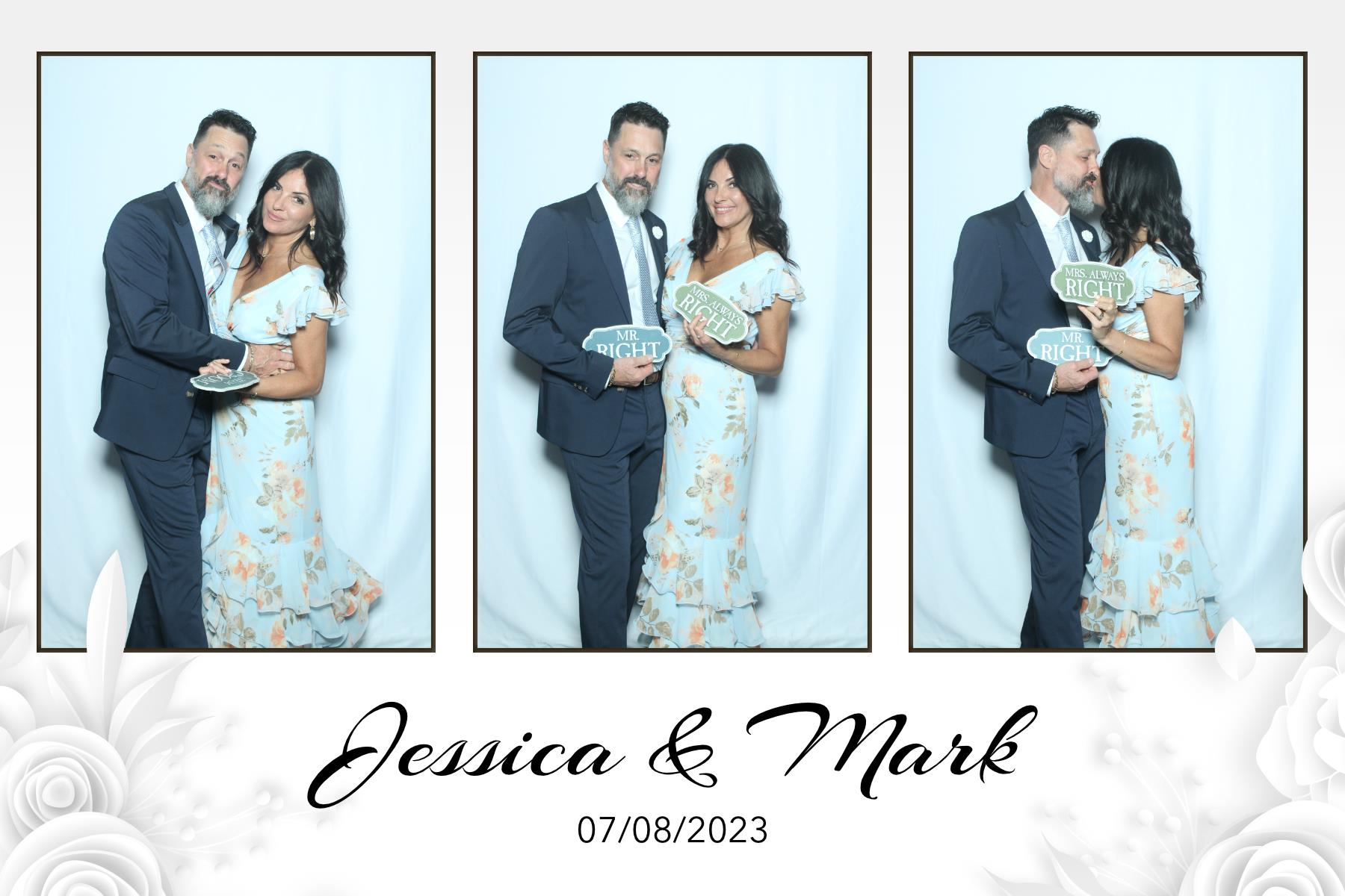 Jessica & Mark  | View more photos from the event at gallery.myselfiemirror.ca/u/romanmyselfiemirrorca/Jessica-Mark