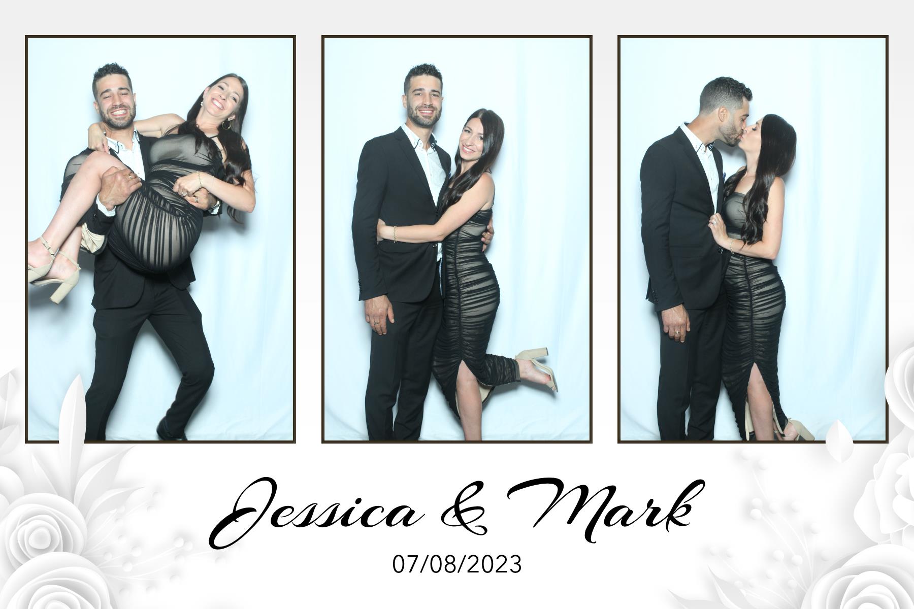 Jessica & Mark  | View more photos from the event at gallery.myselfiemirror.ca/u/romanmyselfiemirrorca/Jessica-Mark