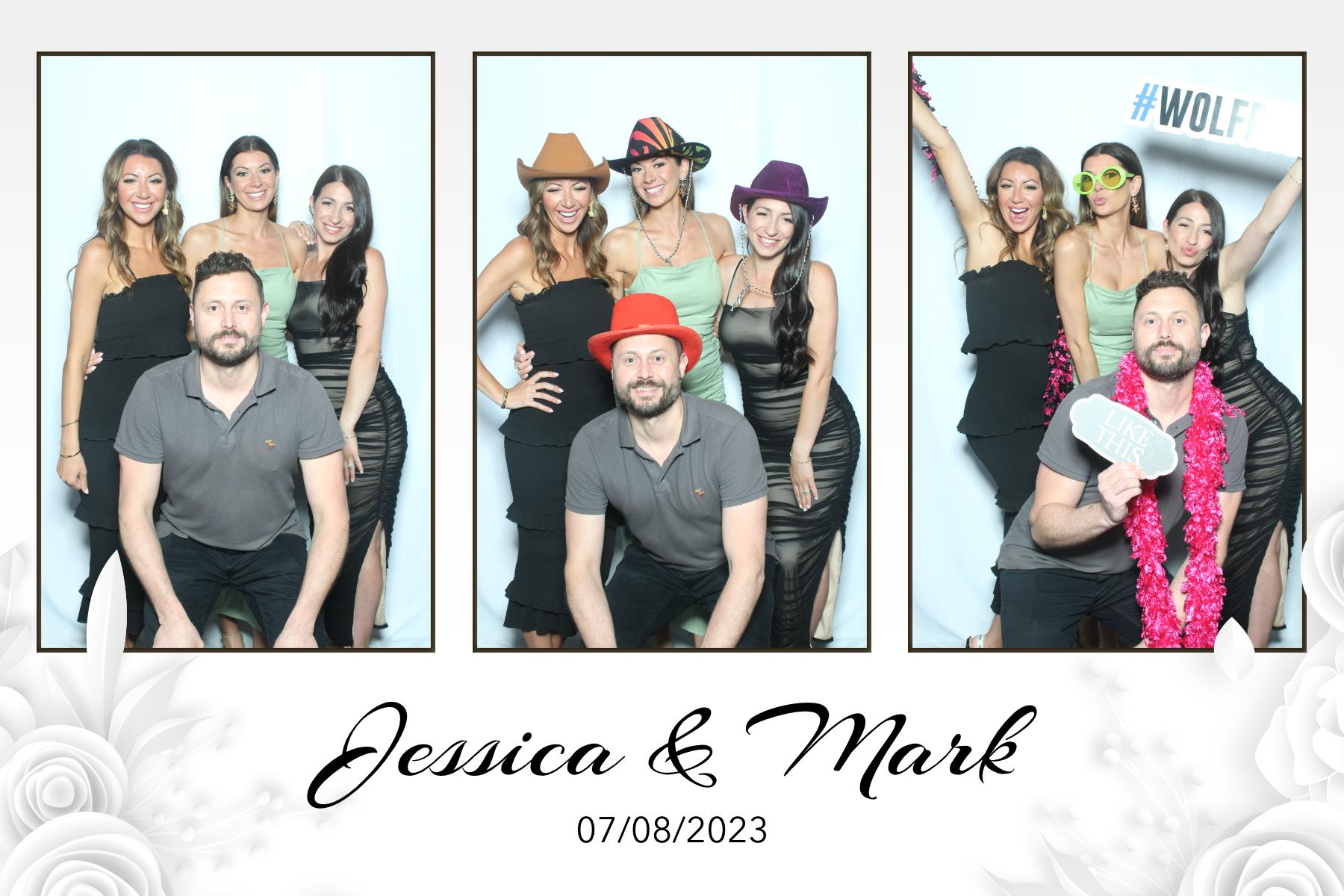 Jessica & Mark  | View more photos from the event at gallery.myselfiemirror.ca/u/romanmyselfiemirrorca/Jessica-Mark