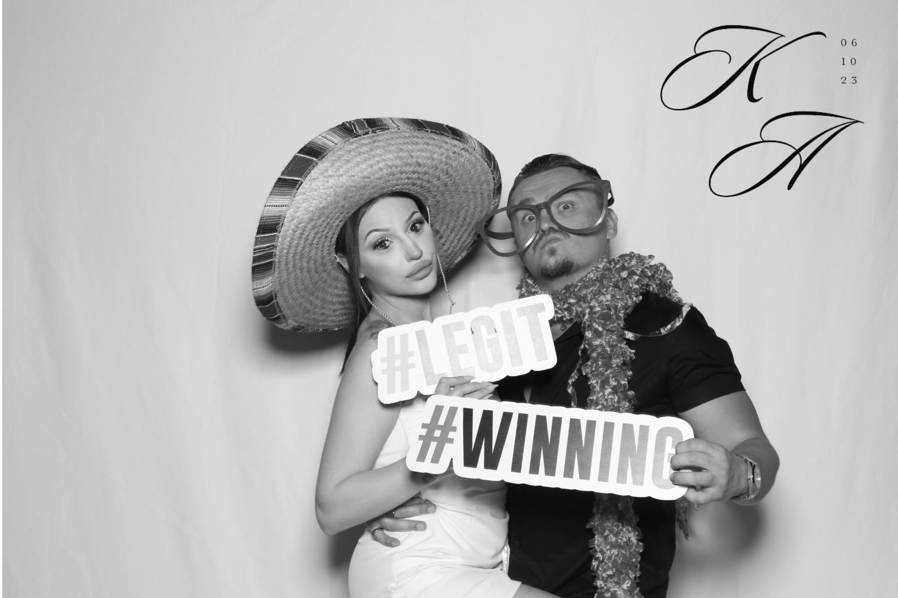 Katerina & Adam | View more photos from the event at gallery.myselfiemirror.ca/u/romanmyselfiemirrorca/Katerina-Adam