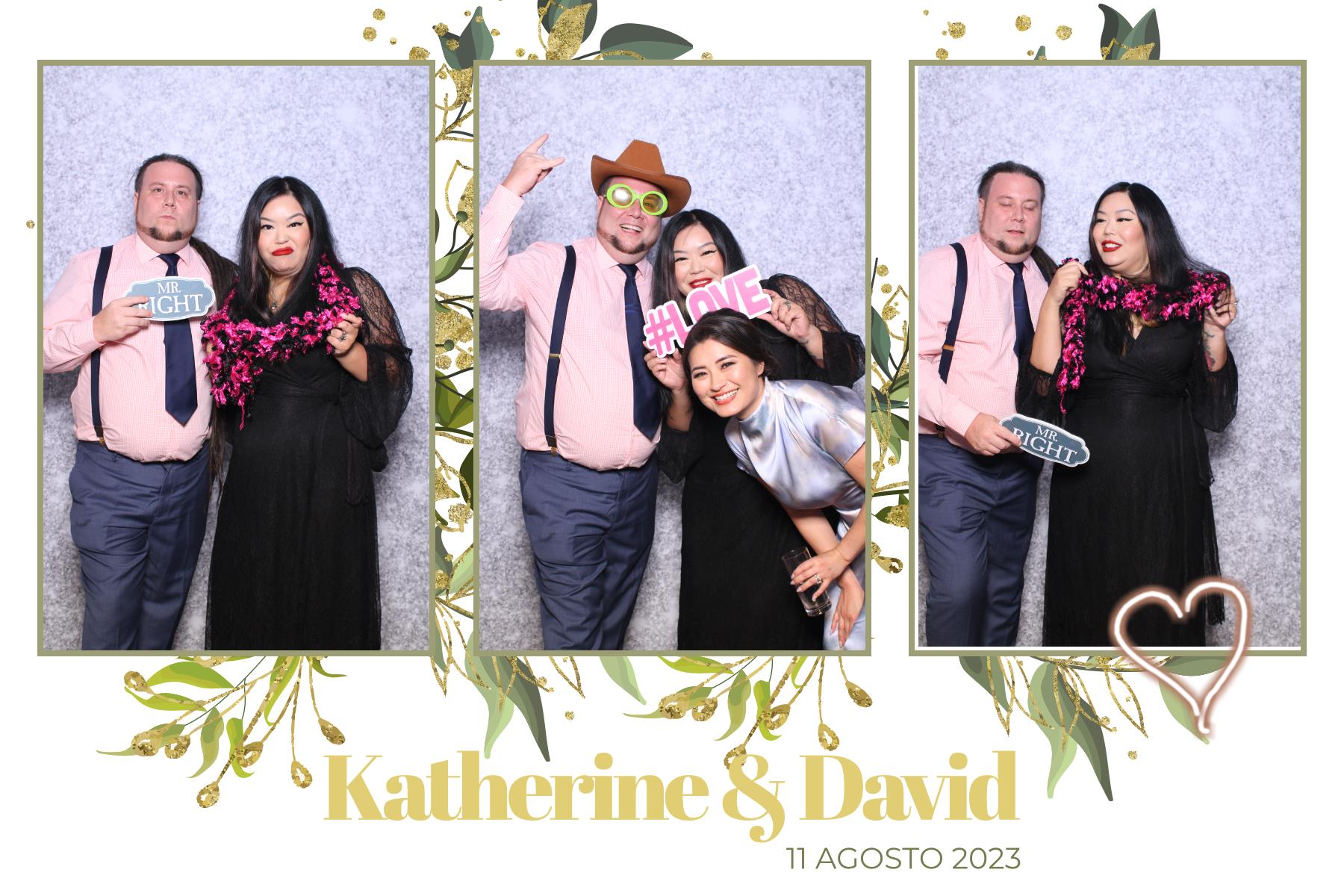 Katherine & David | View more photos from the event at gallery.myselfiemirror.ca/u/romanmyselfiemirrorca/Katherine-David