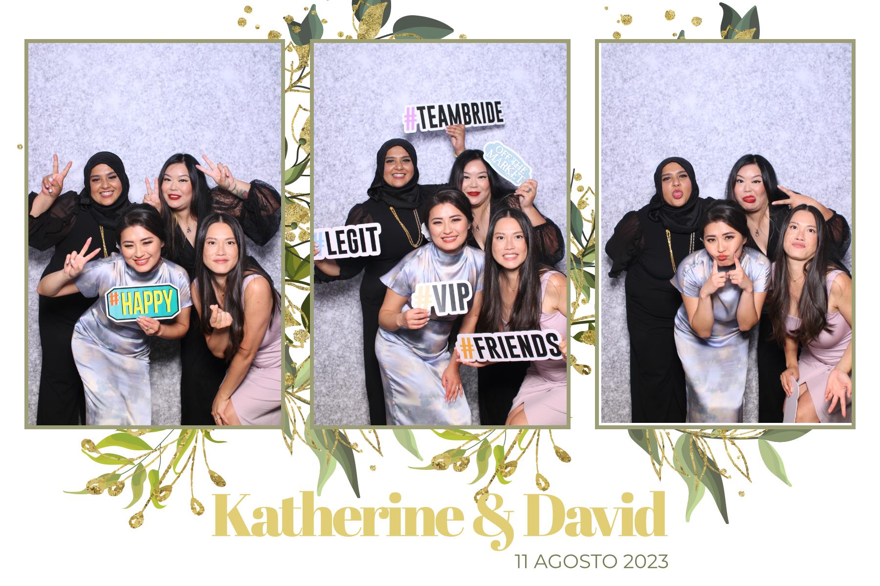 Katherine & David | View more photos from the event at gallery.myselfiemirror.ca/u/romanmyselfiemirrorca/Katherine-David
