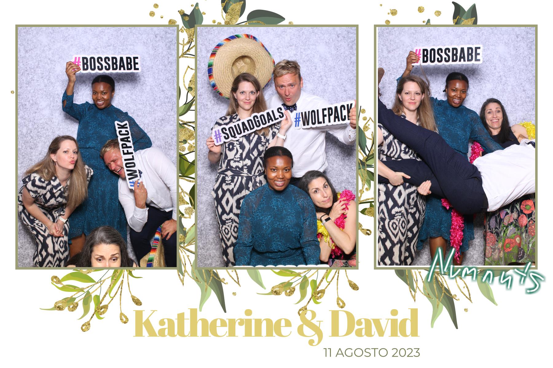Katherine & David | View more photos from the event at gallery.myselfiemirror.ca/u/romanmyselfiemirrorca/Katherine-David