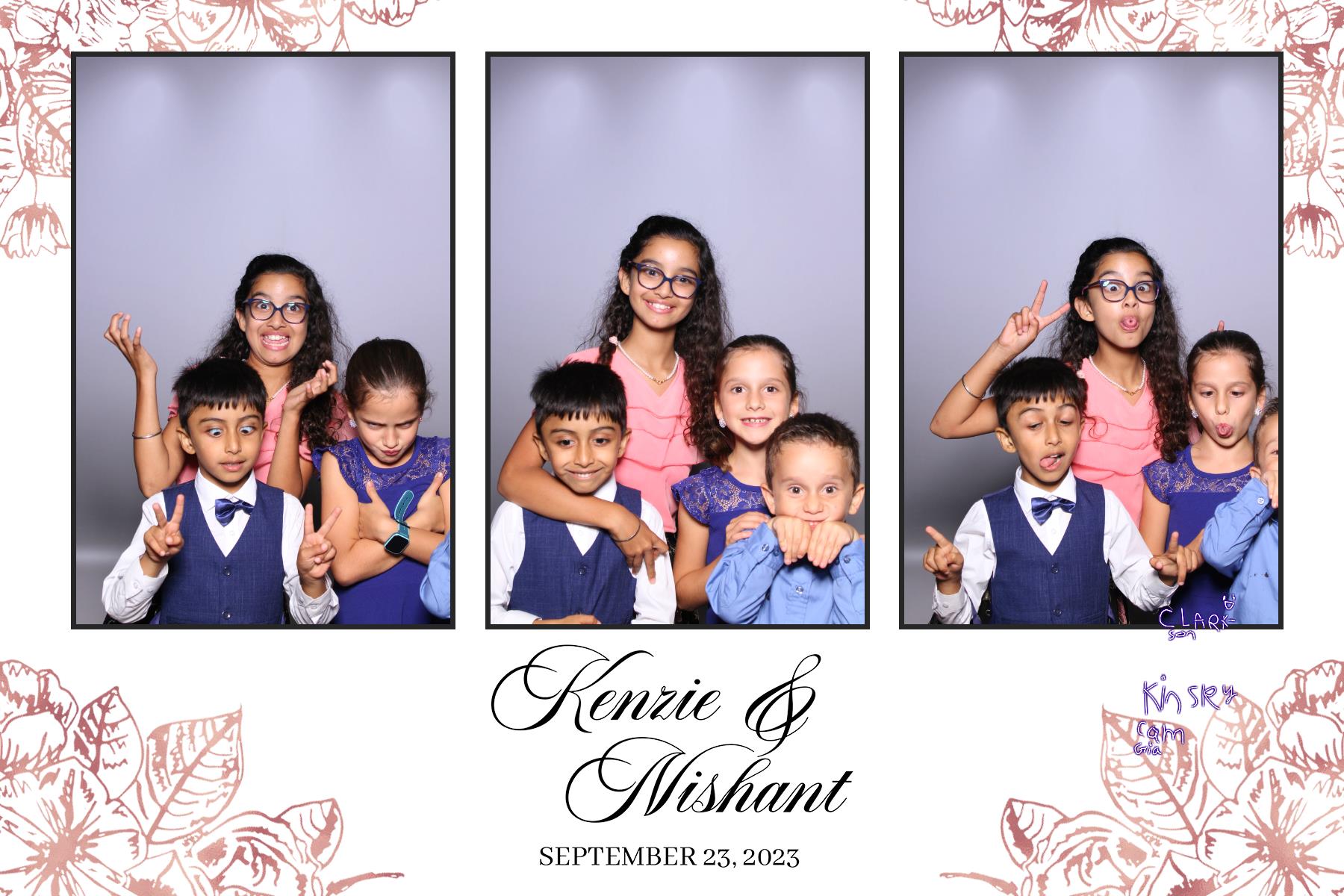 Kenzie & Nishant | View more photos from the event at gallery.myselfiemirror.ca/u/romanmyselfiemirrorca/Kenzie-Nishant