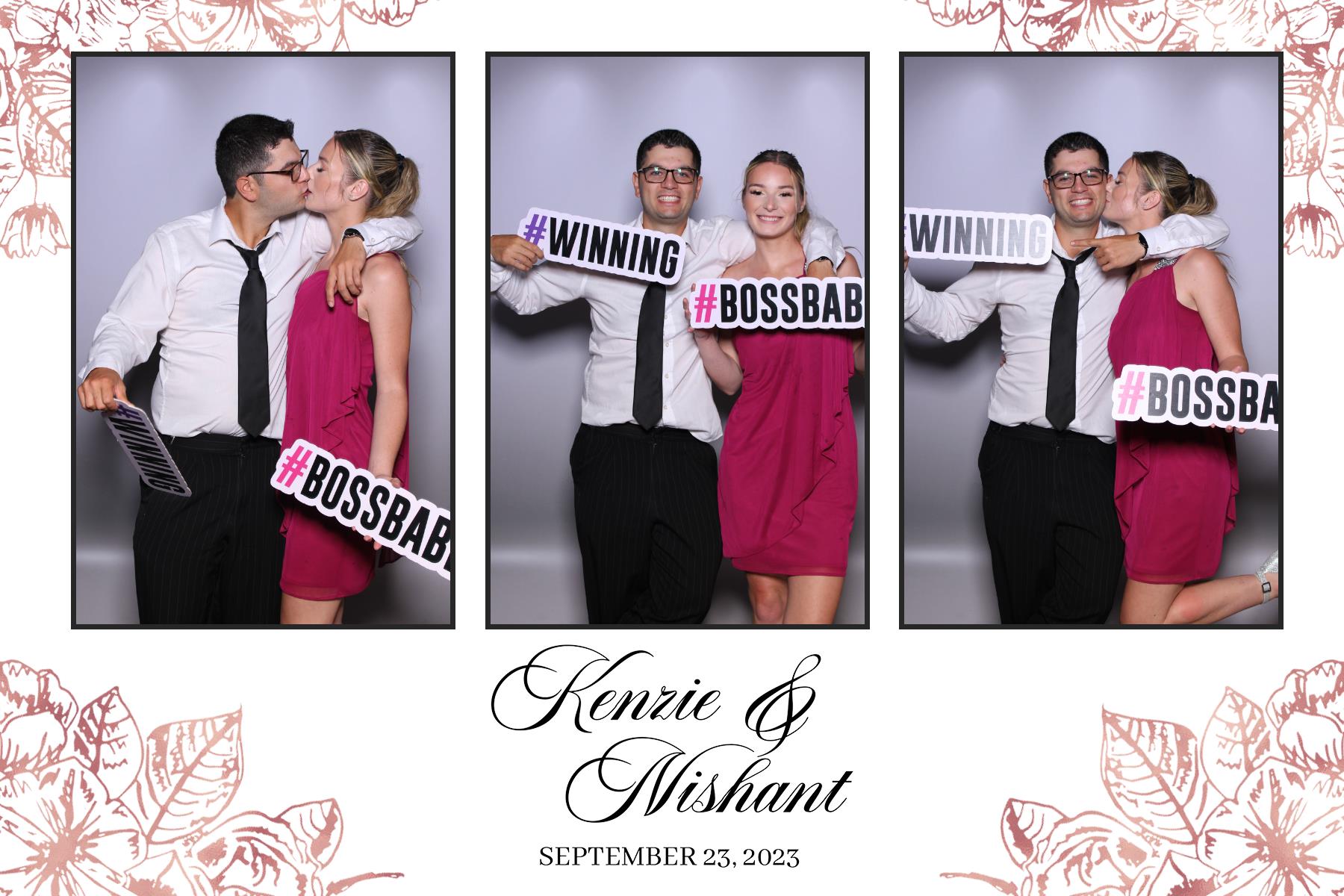 Kenzie & Nishant | View more photos from the event at gallery.myselfiemirror.ca/u/romanmyselfiemirrorca/Kenzie-Nishant