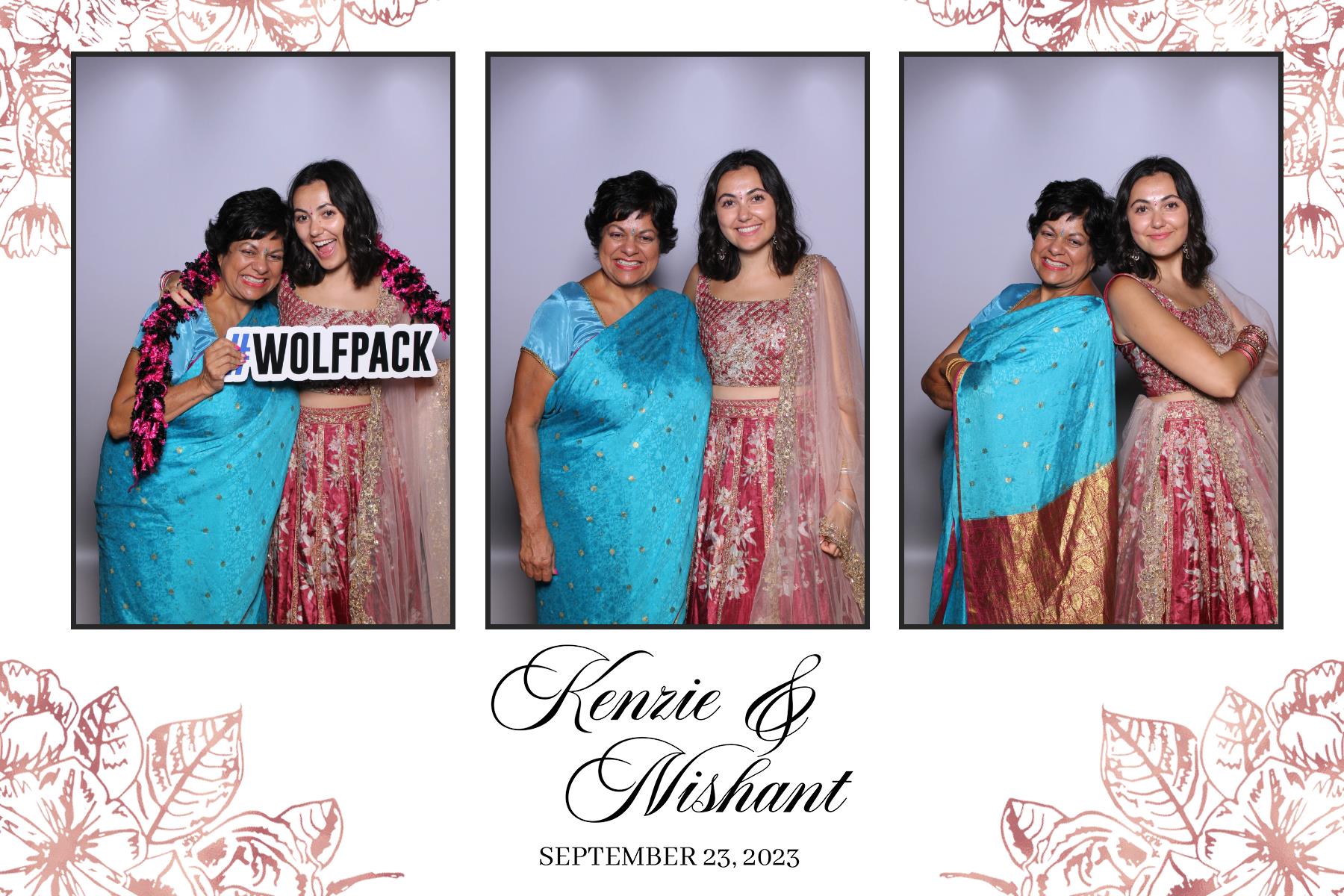 Kenzie & Nishant | View more photos from the event at gallery.myselfiemirror.ca/u/romanmyselfiemirrorca/Kenzie-Nishant