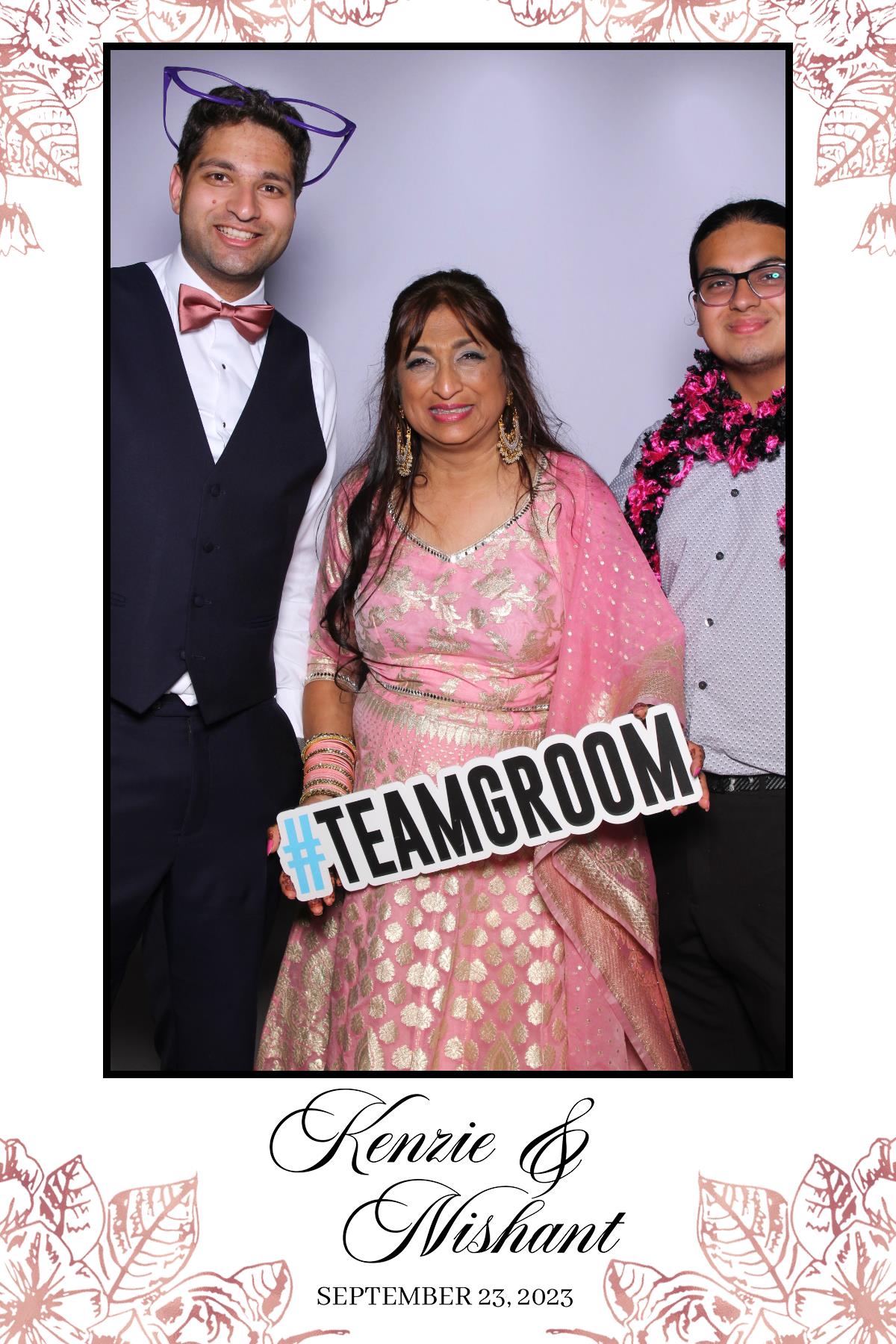 Kenzie & Nishant | View more photos from the event at gallery.myselfiemirror.ca/u/romanmyselfiemirrorca/Kenzie-Nishant