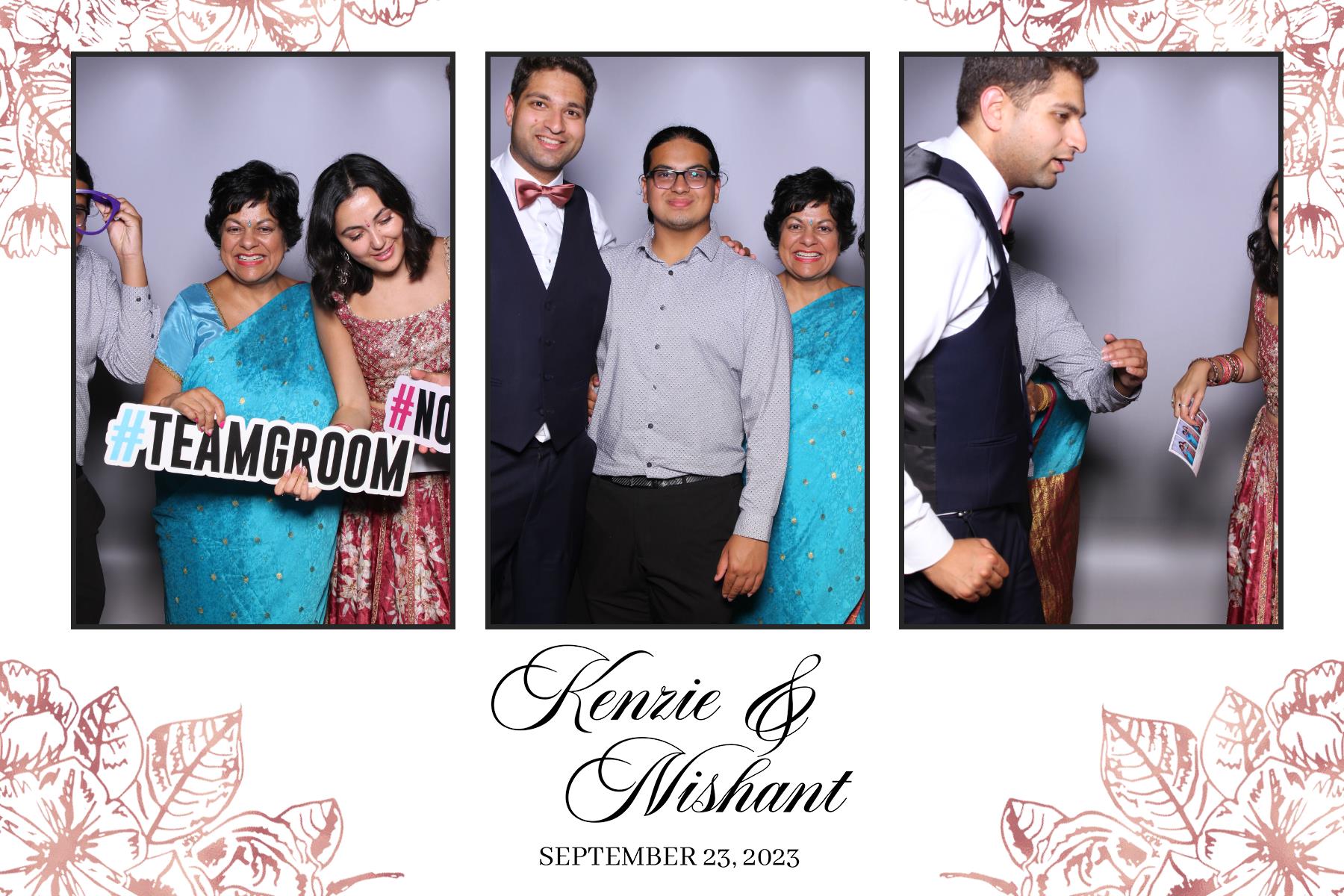 Kenzie & Nishant | View more photos from the event at gallery.myselfiemirror.ca/u/romanmyselfiemirrorca/Kenzie-Nishant