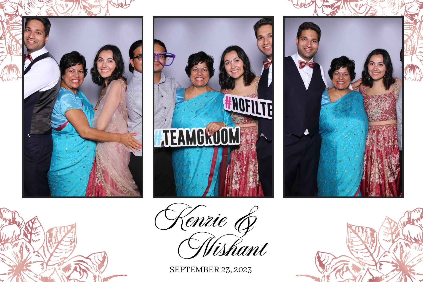 Kenzie & Nishant | View more photos from the event at gallery.myselfiemirror.ca/u/romanmyselfiemirrorca/Kenzie-Nishant