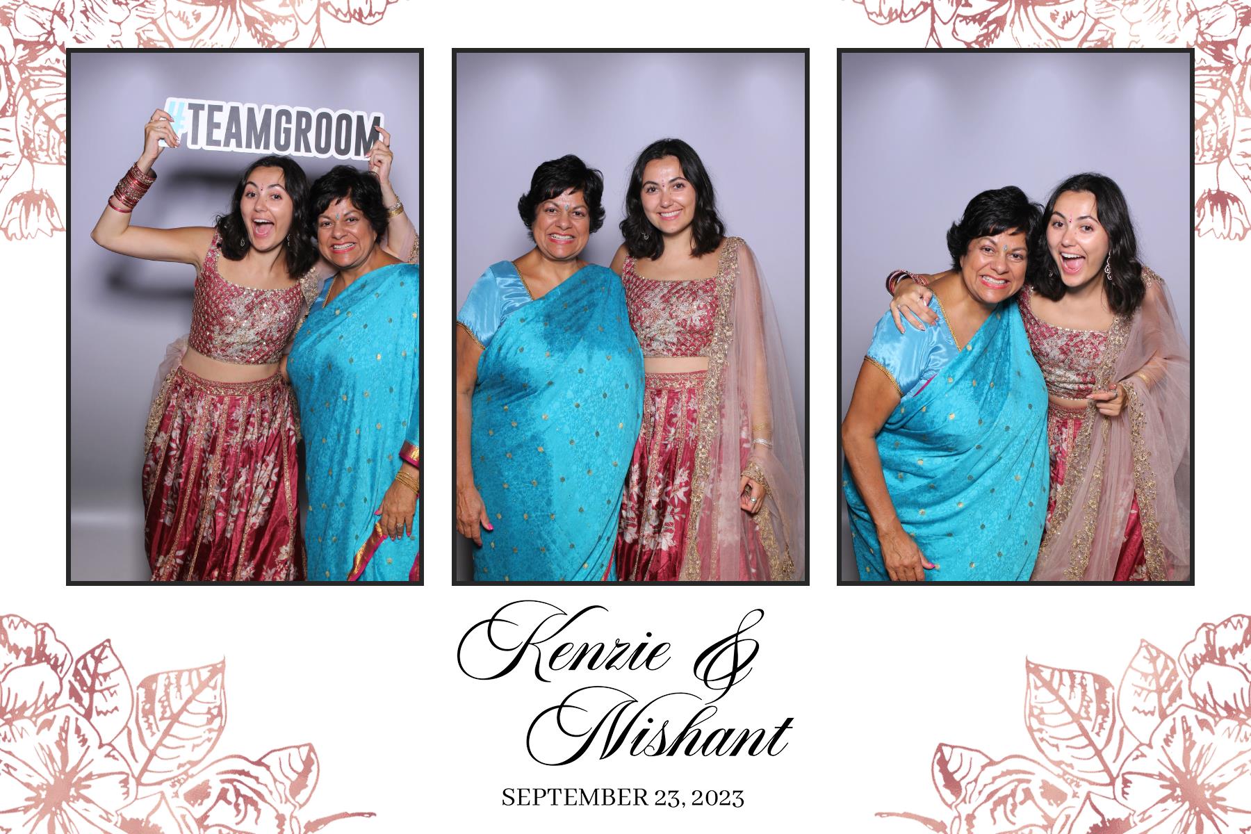 Kenzie & Nishant | View more photos from the event at gallery.myselfiemirror.ca/u/romanmyselfiemirrorca/Kenzie-Nishant