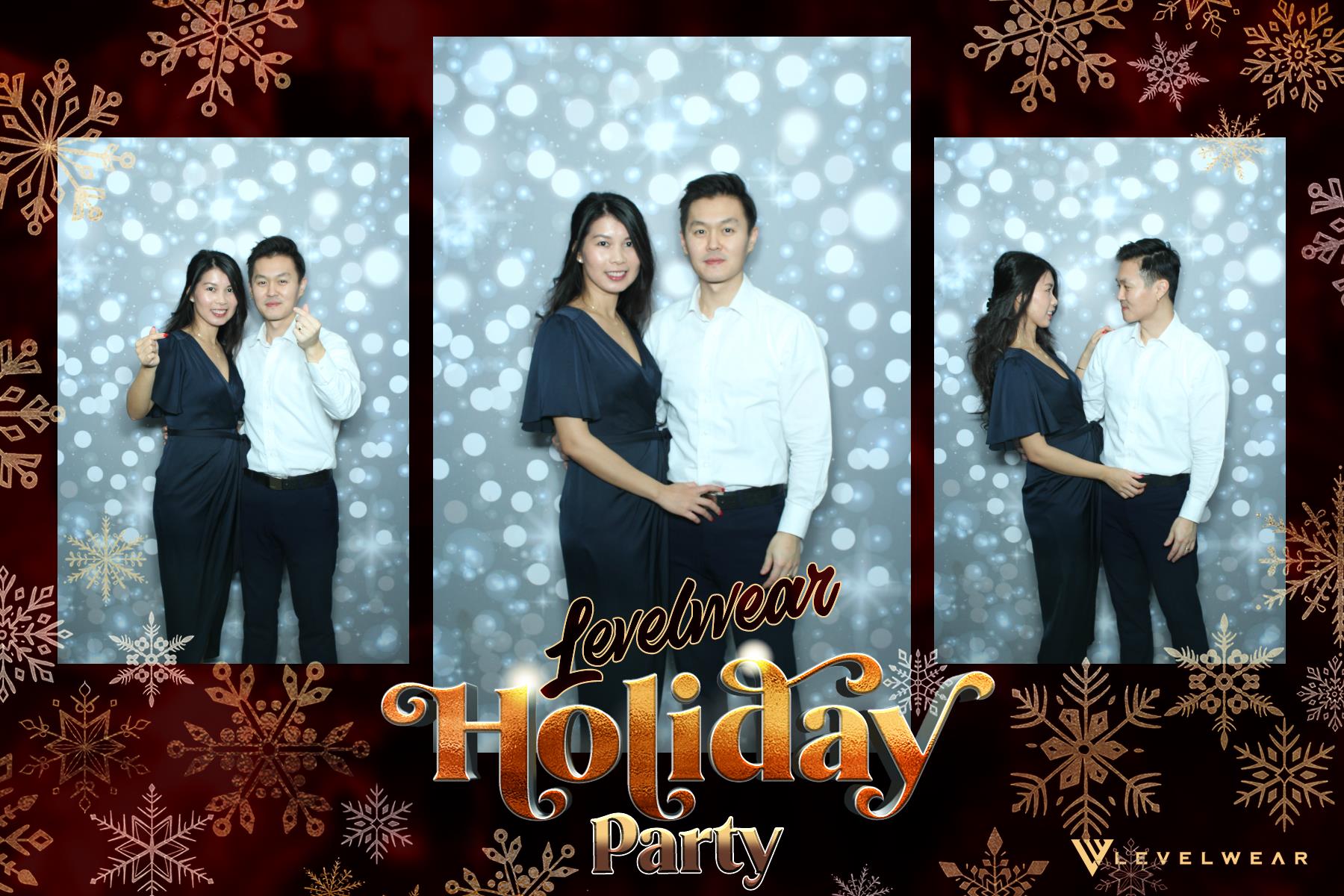 Levelwear Holiday Party | View more photos from the event at gallery.myselfiemirror.ca/u/romanmyselfiemirrorca/Levelwear-Holiday-Party