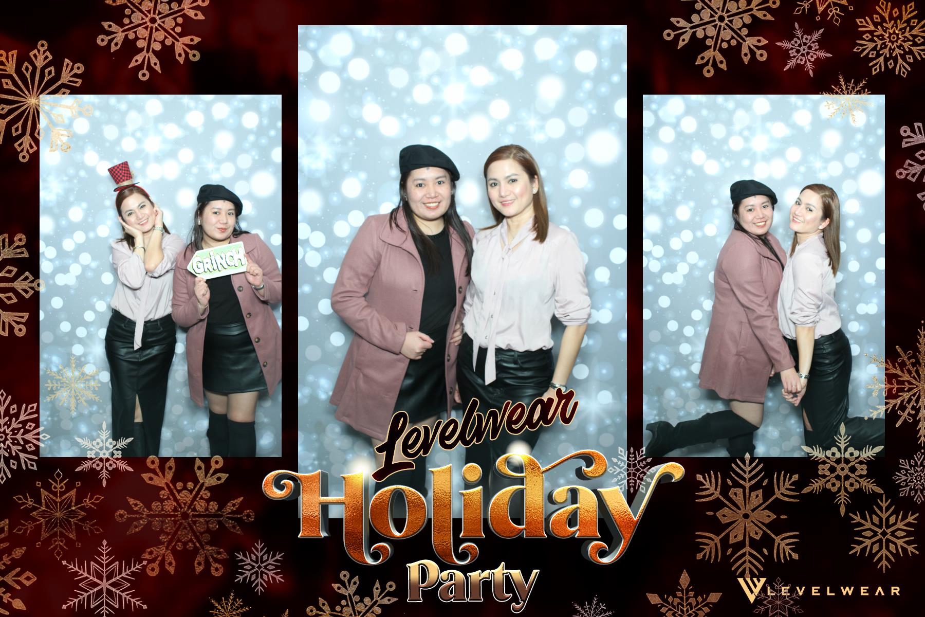 Levelwear Holiday Party | View more photos from the event at gallery.myselfiemirror.ca/u/romanmyselfiemirrorca/Levelwear-Holiday-Party