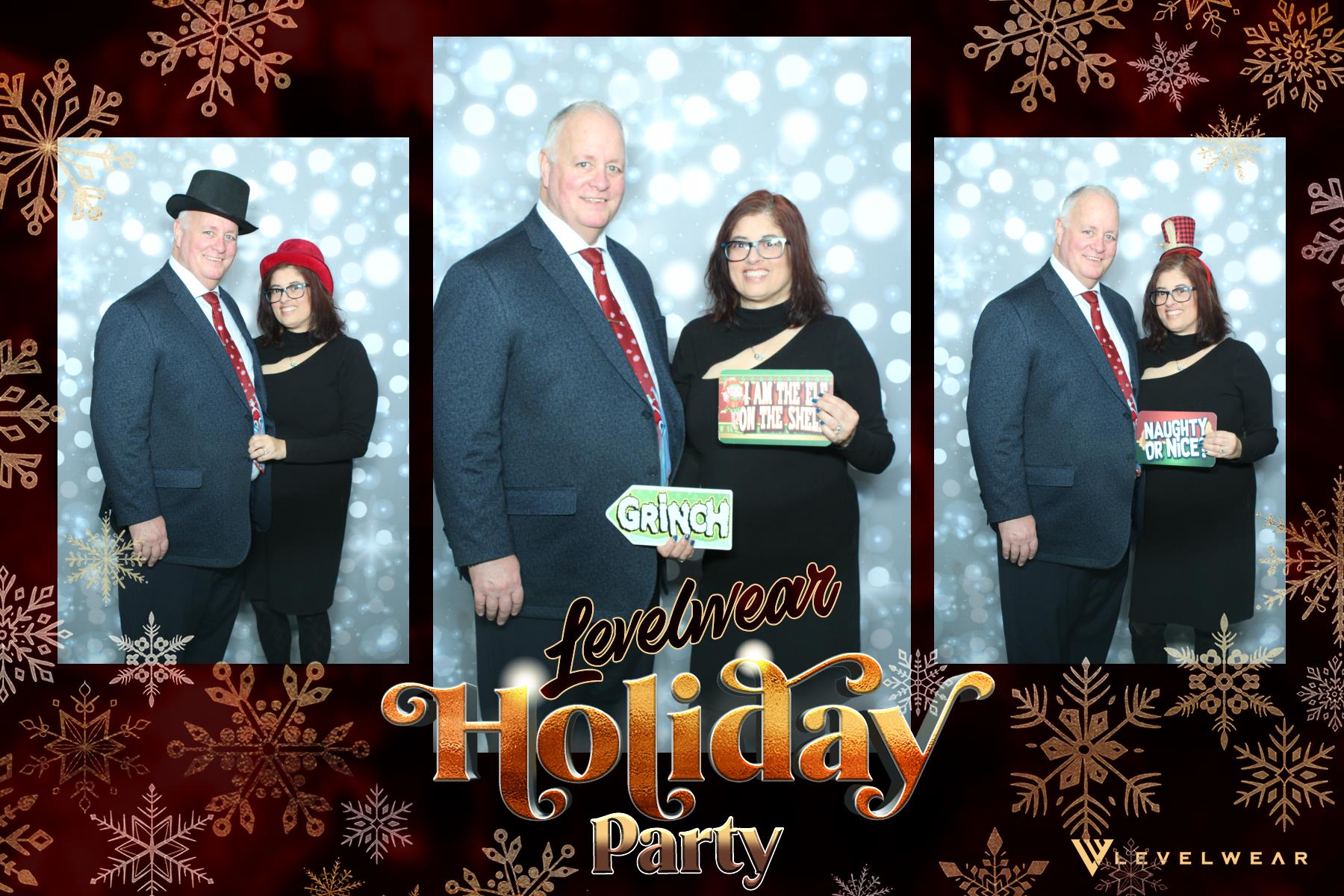Levelwear Holiday Party | View more photos from the event at gallery.myselfiemirror.ca/u/romanmyselfiemirrorca/Levelwear-Holiday-Party