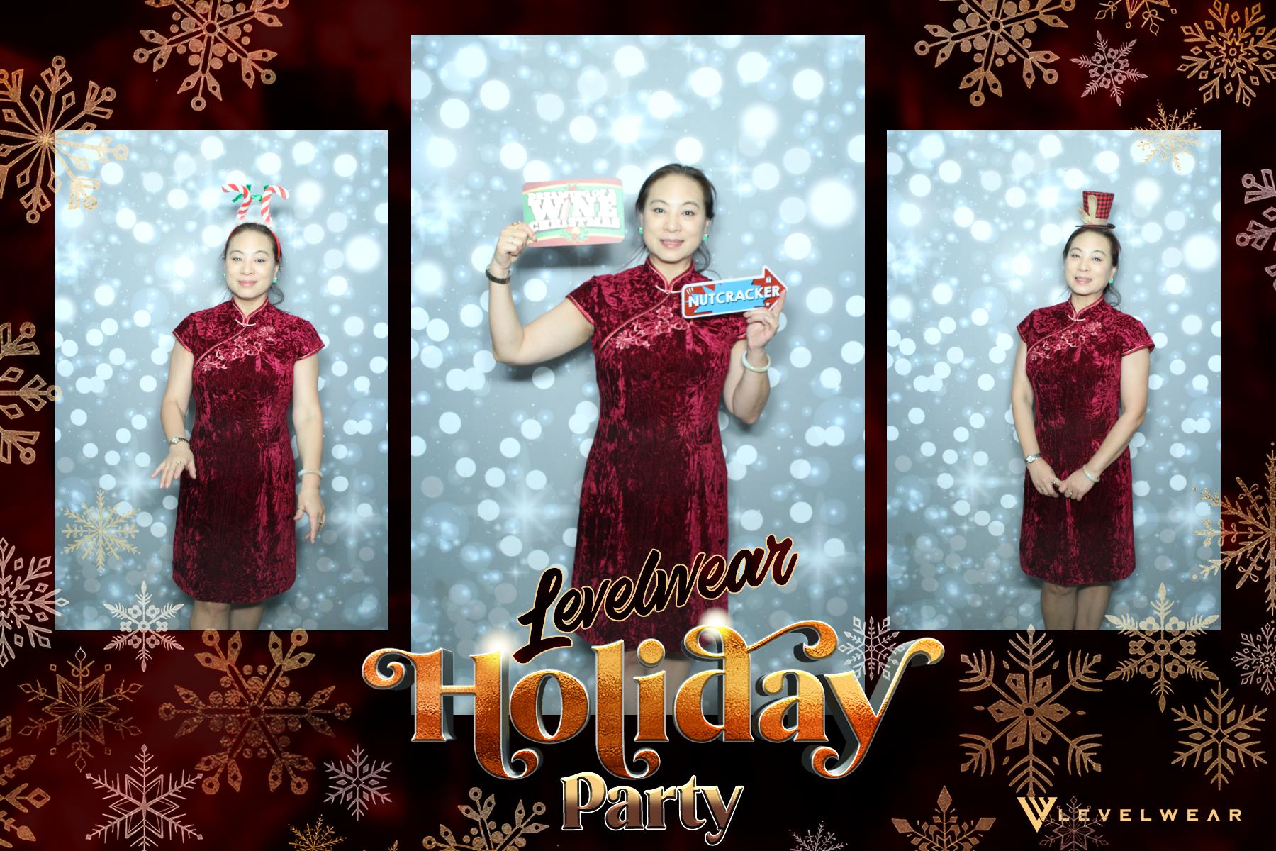 Levelwear Holiday Party | View more photos from the event at gallery.myselfiemirror.ca/u/romanmyselfiemirrorca/Levelwear-Holiday-Party
