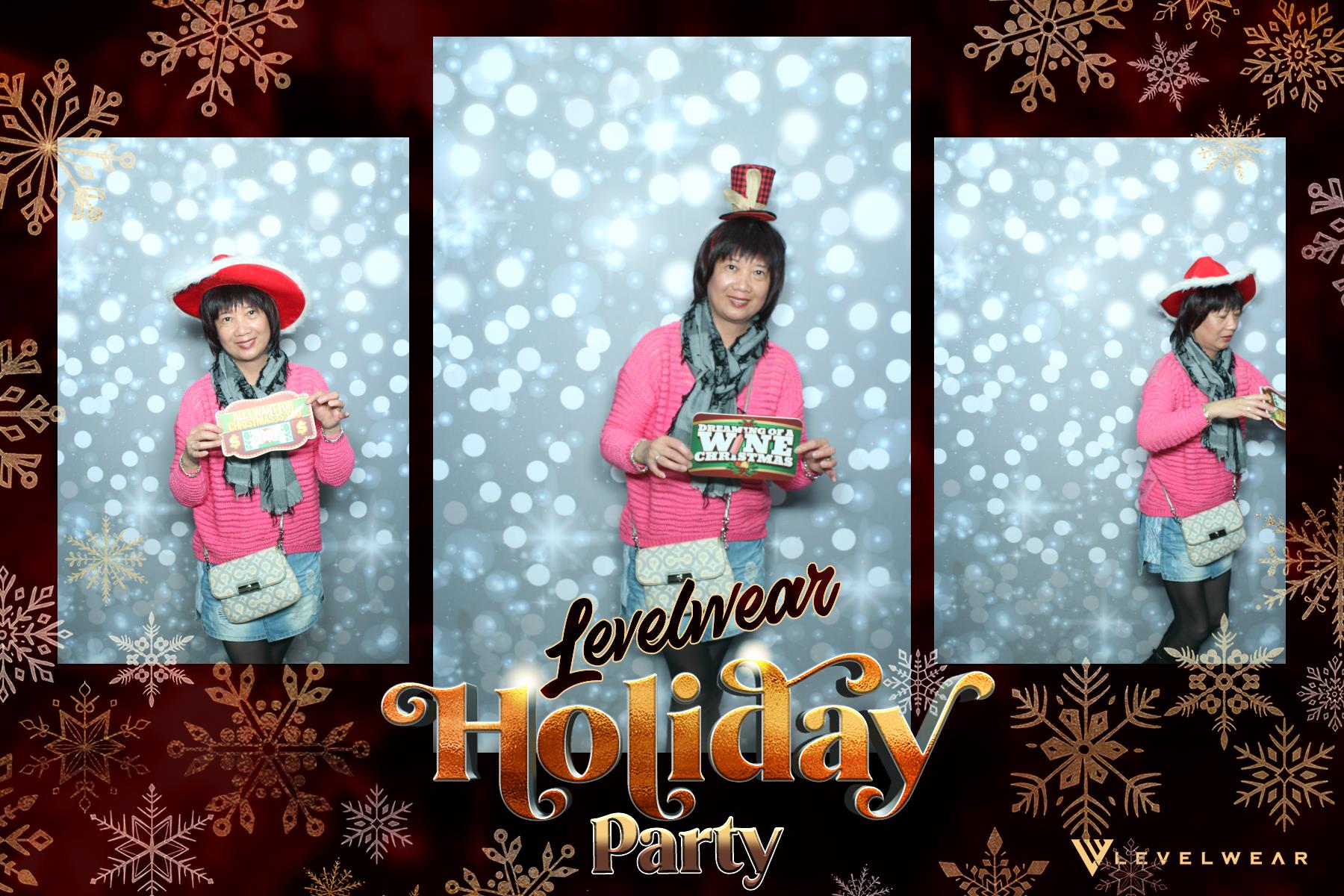 Levelwear Holiday Party | View more photos from the event at gallery.myselfiemirror.ca/u/romanmyselfiemirrorca/Levelwear-Holiday-Party