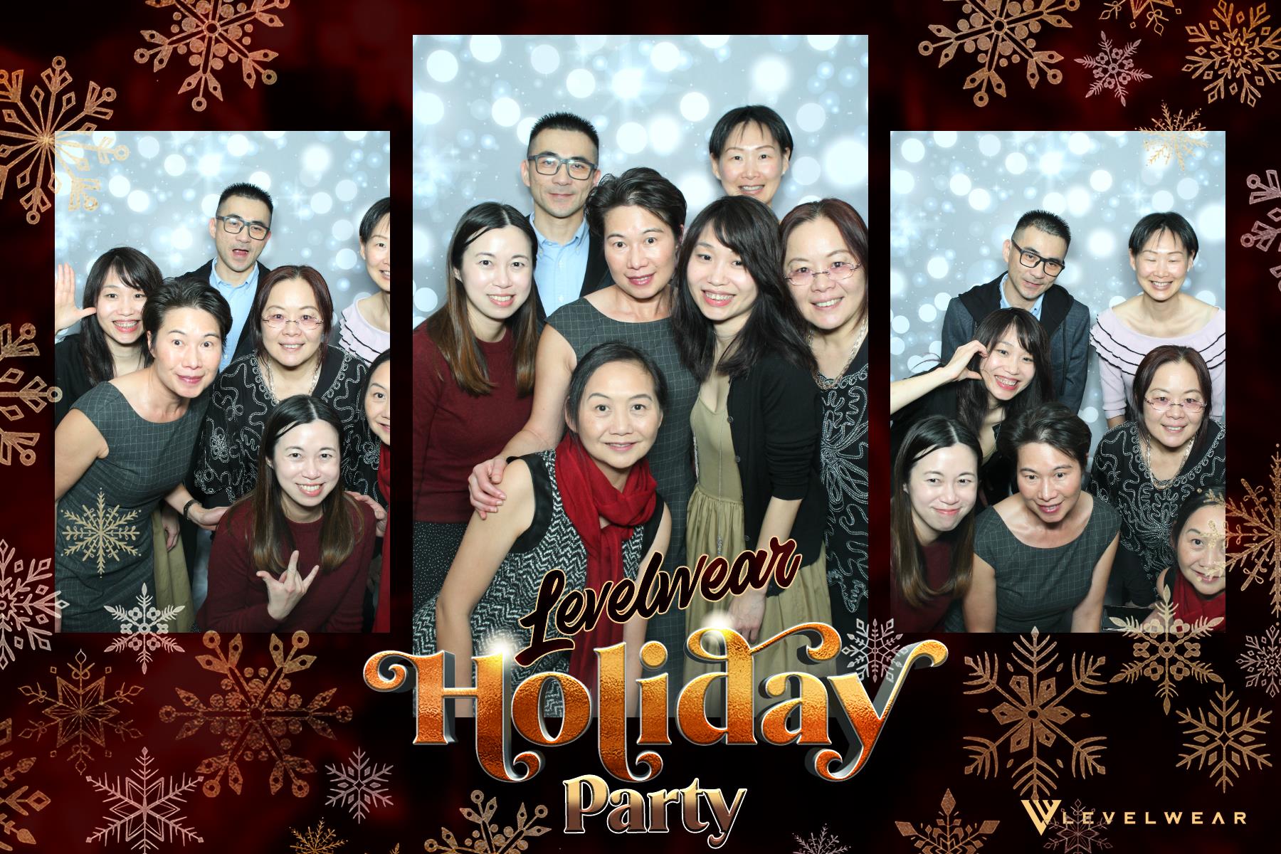 Levelwear Holiday Party | View more photos from the event at gallery.myselfiemirror.ca/u/romanmyselfiemirrorca/Levelwear-Holiday-Party