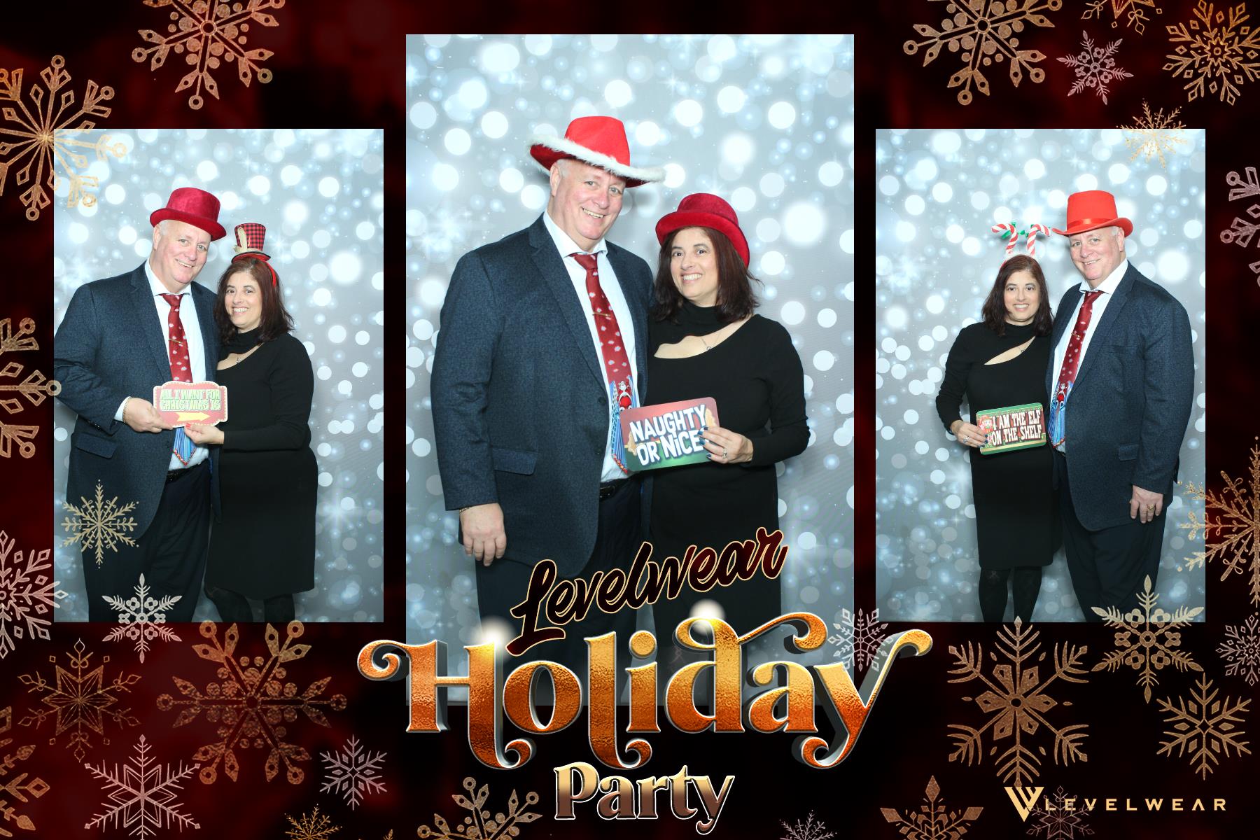Levelwear Holiday Party | View more photos from the event at gallery.myselfiemirror.ca/u/romanmyselfiemirrorca/Levelwear-Holiday-Party