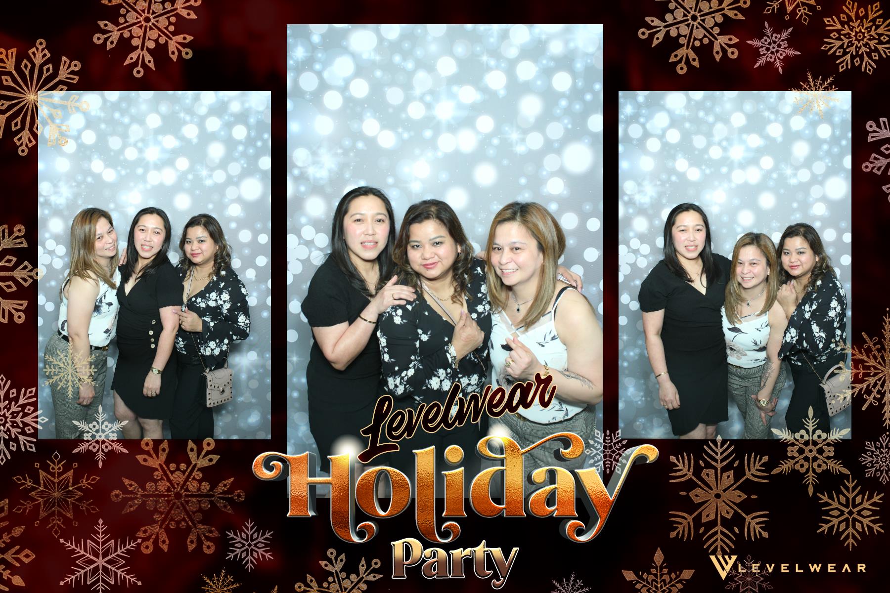 Levelwear Holiday Party | View more photos from the event at gallery.myselfiemirror.ca/u/romanmyselfiemirrorca/Levelwear-Holiday-Party