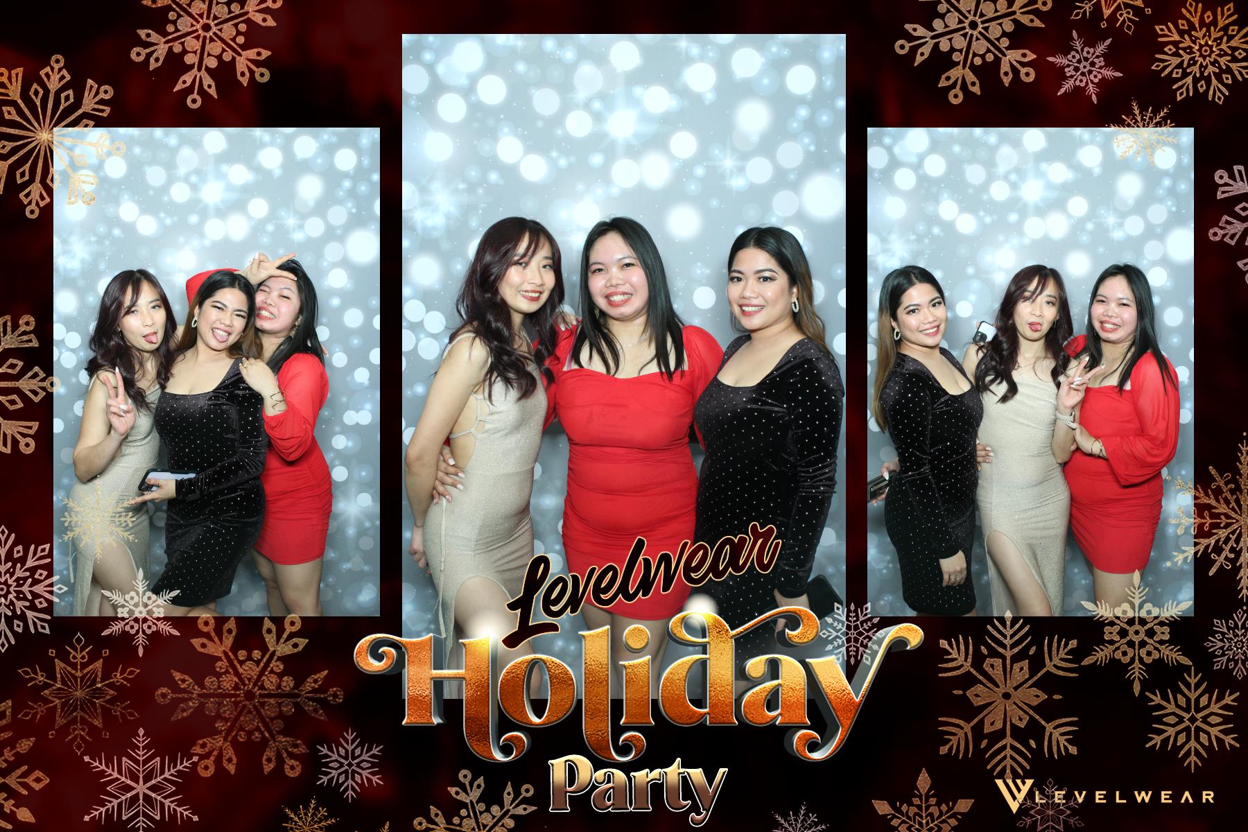 Levelwear Holiday Party | View more photos from the event at gallery.myselfiemirror.ca/u/romanmyselfiemirrorca/Levelwear-Holiday-Party