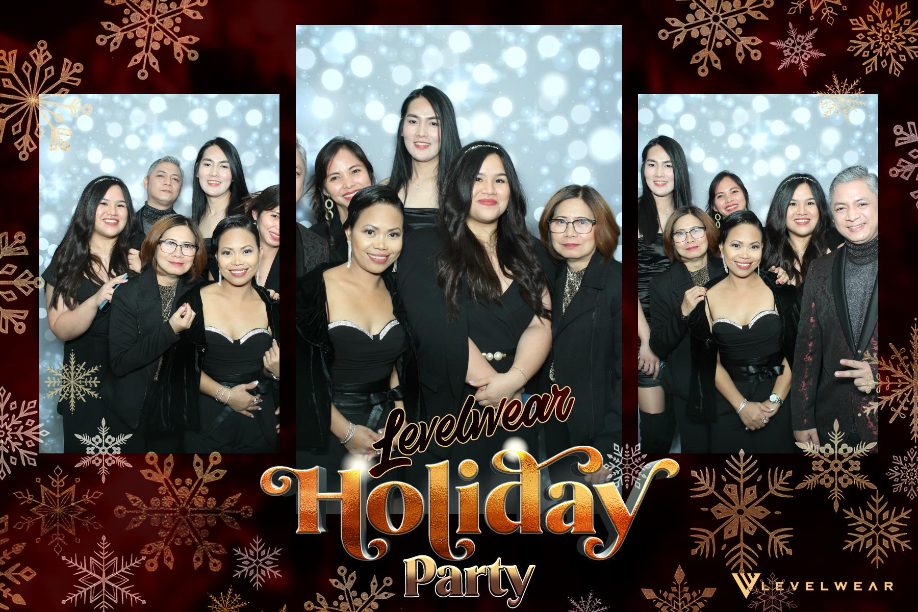 Levelwear Holiday Party | View more photos from the event at gallery.myselfiemirror.ca/u/romanmyselfiemirrorca/Levelwear-Holiday-Party